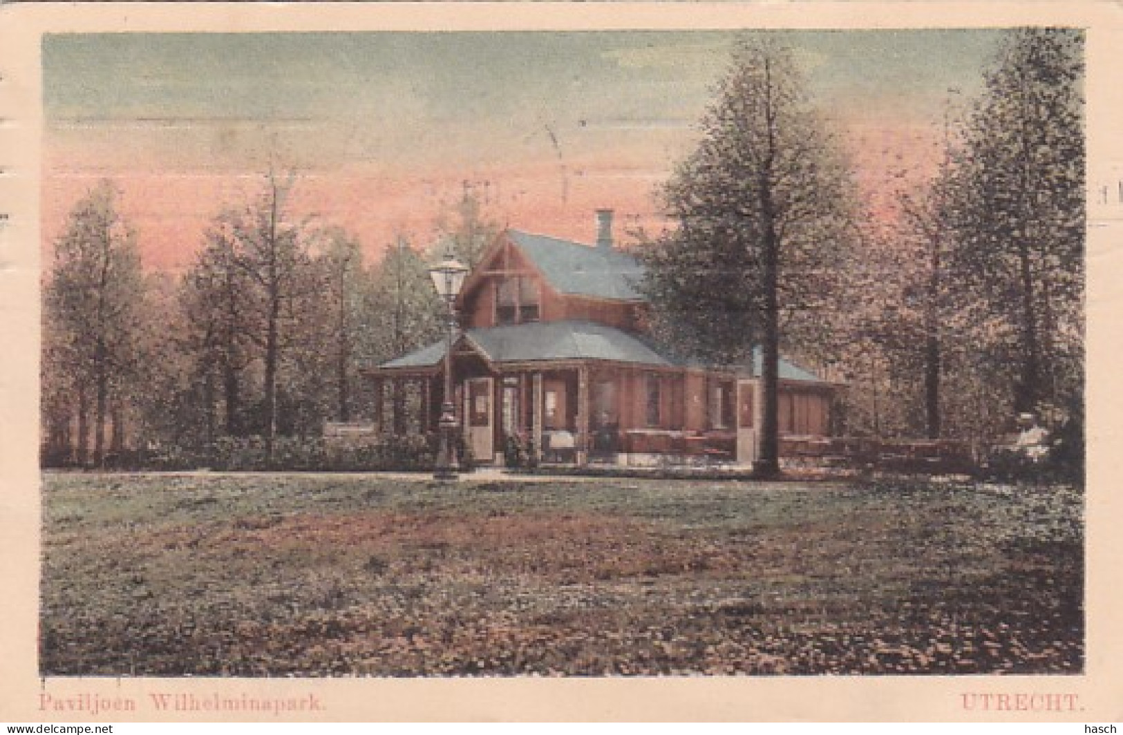 481861Utrecht. Paviljoen Wilhelminapark. (poststempel 1913) - Utrecht