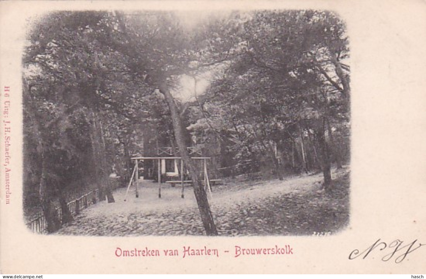 482160Omstreken Van Haarlem, Brouwerskolk Rond 1900. (minuscule Vouwen In De Hoeken) - Haarlem