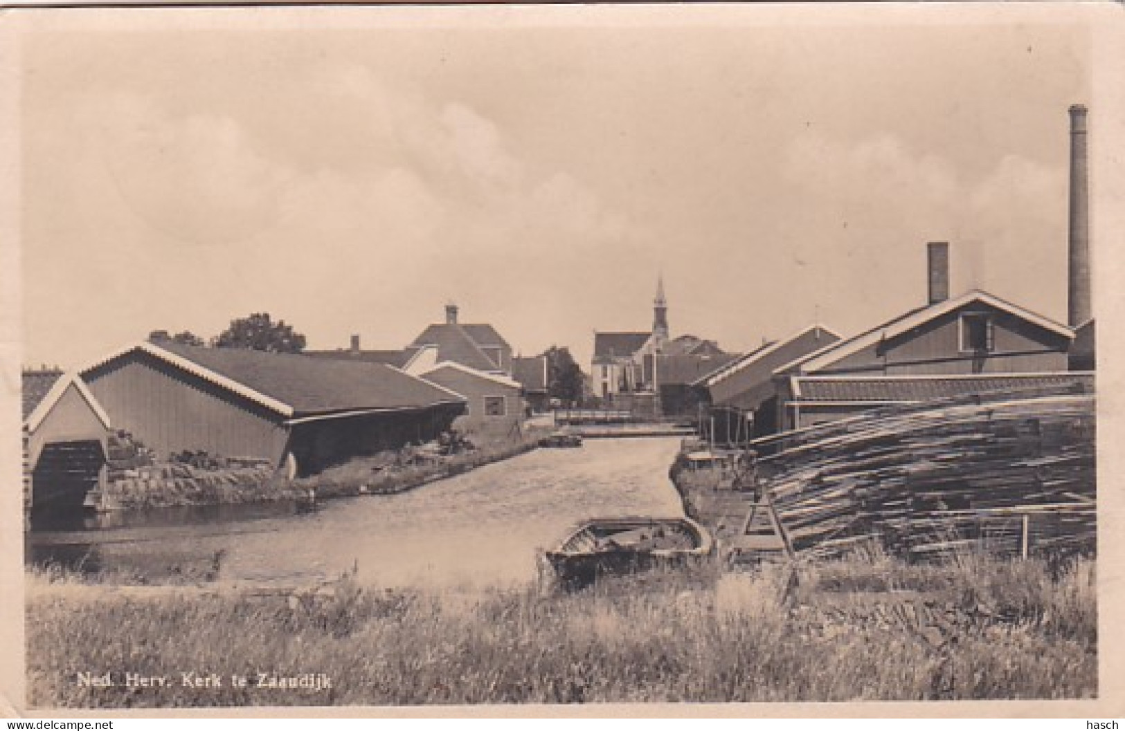 4822180Zaandijk, Ned. Herv. Kerk. (kleine Vouwen In De Hoeken) - Zaanstreek