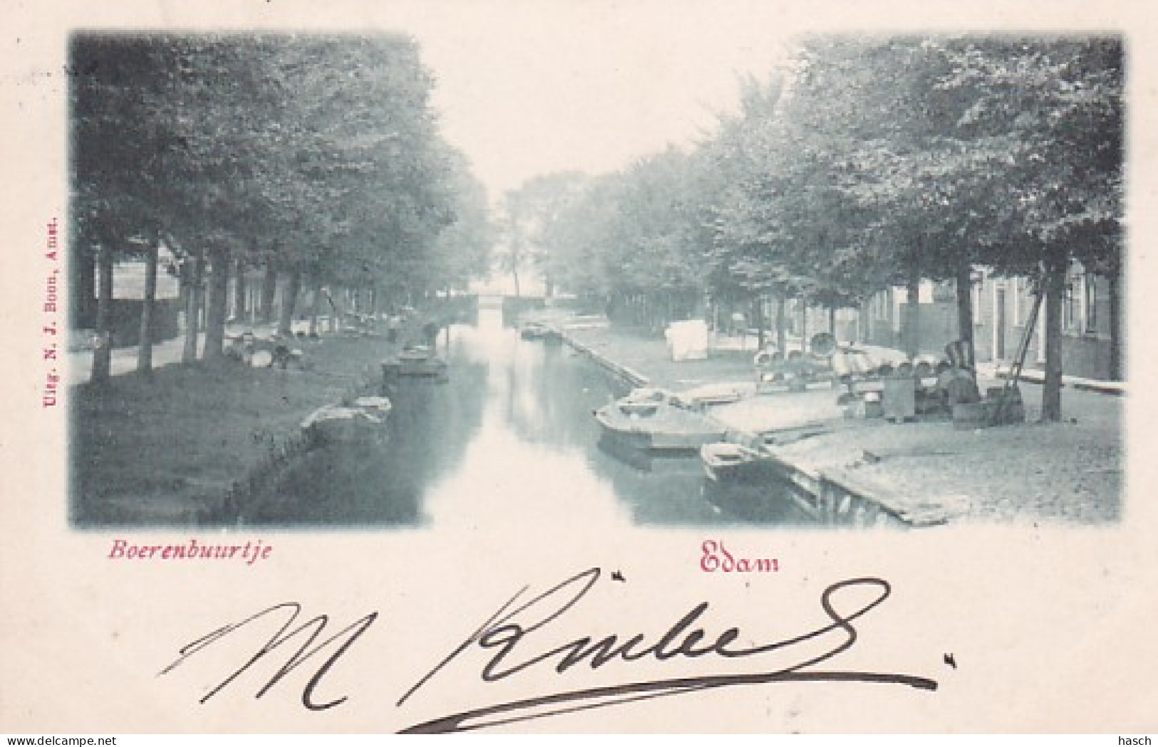 4822327Edam, Boerenbuurtje. (poststempel 1901) - Edam