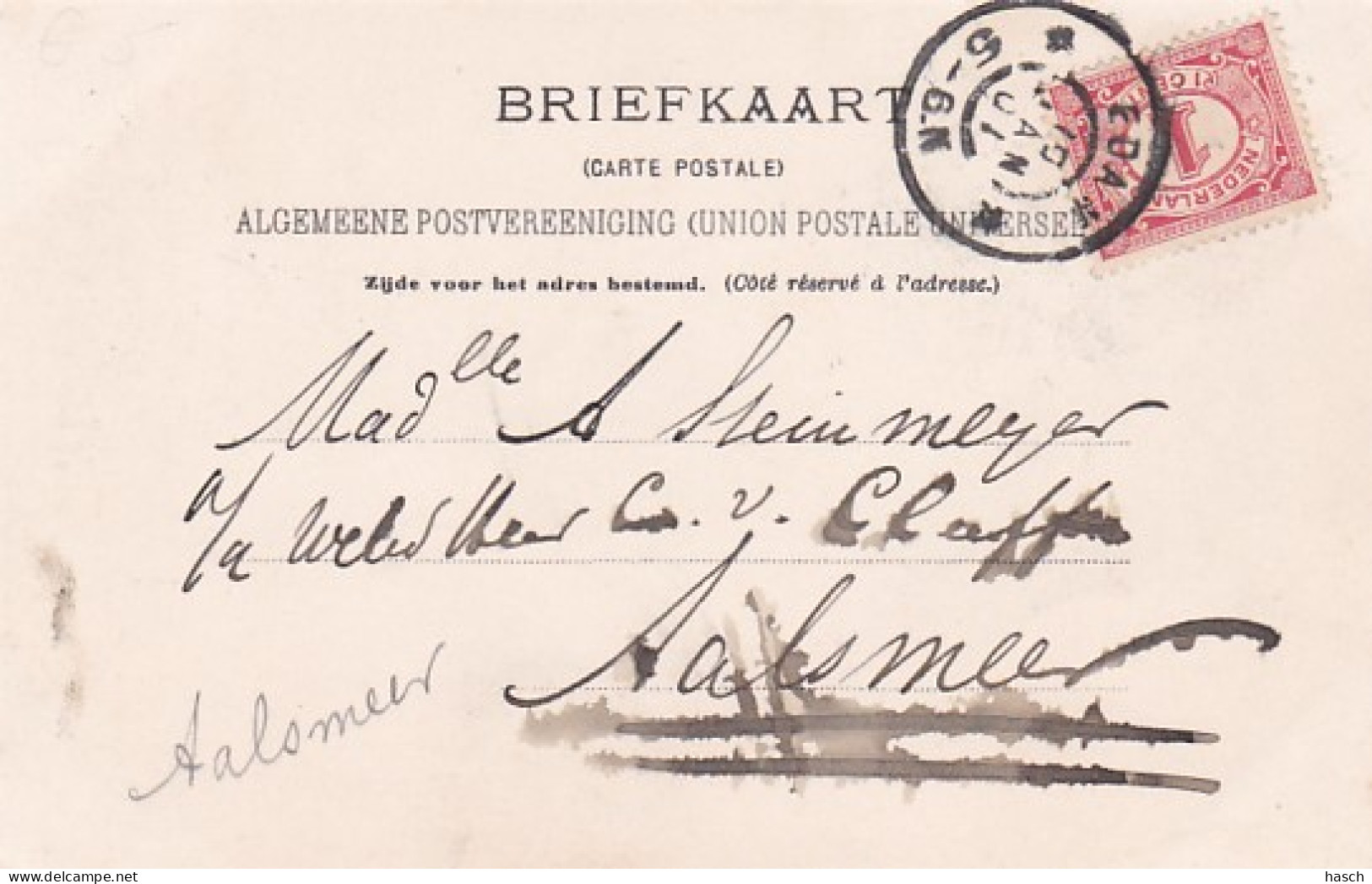 4822327Edam, Boerenbuurtje. (poststempel 1901) - Edam