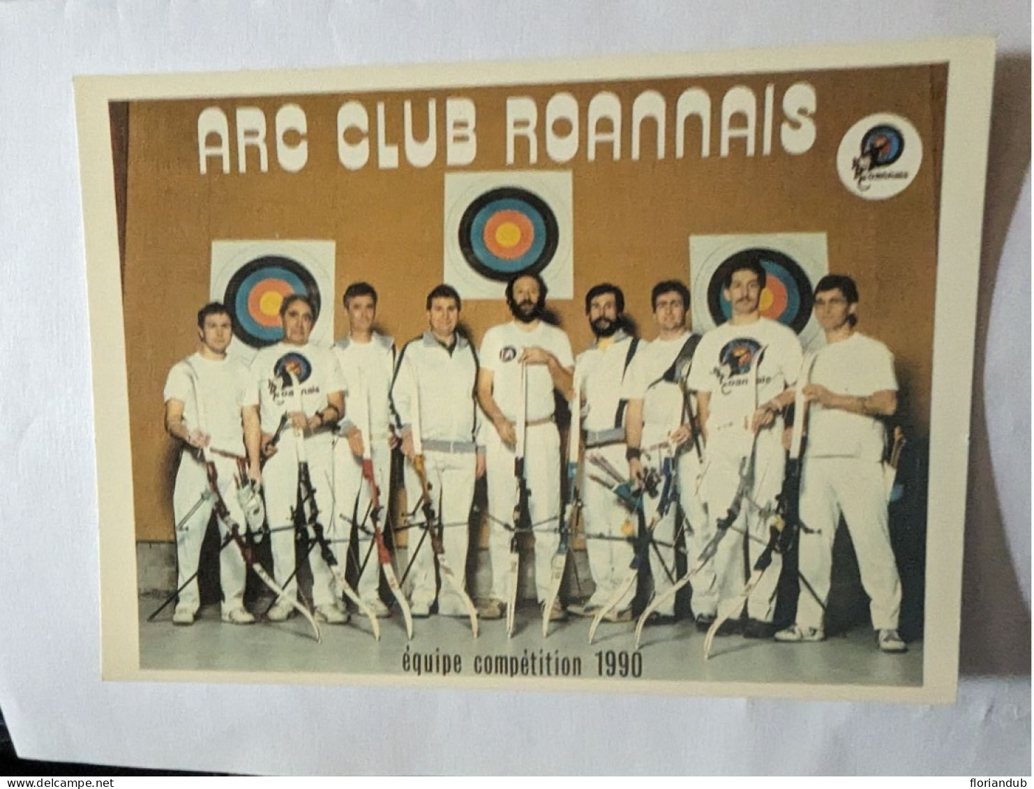 CP - Tir à L'arc Club Roannais équipe 1990 - Archery