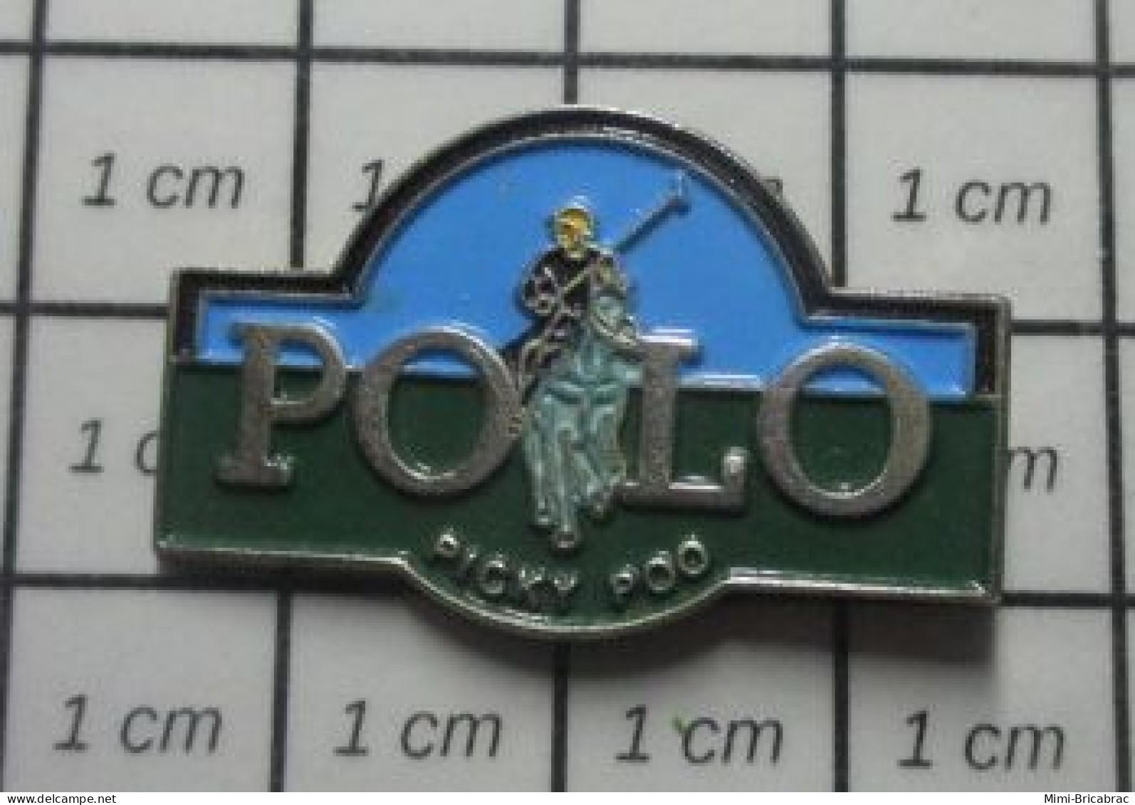 512D Pin's Pins / Beau Et Rare / SPORTS / POLO CHEVAL CAVALIER PICKY POO - Other & Unclassified