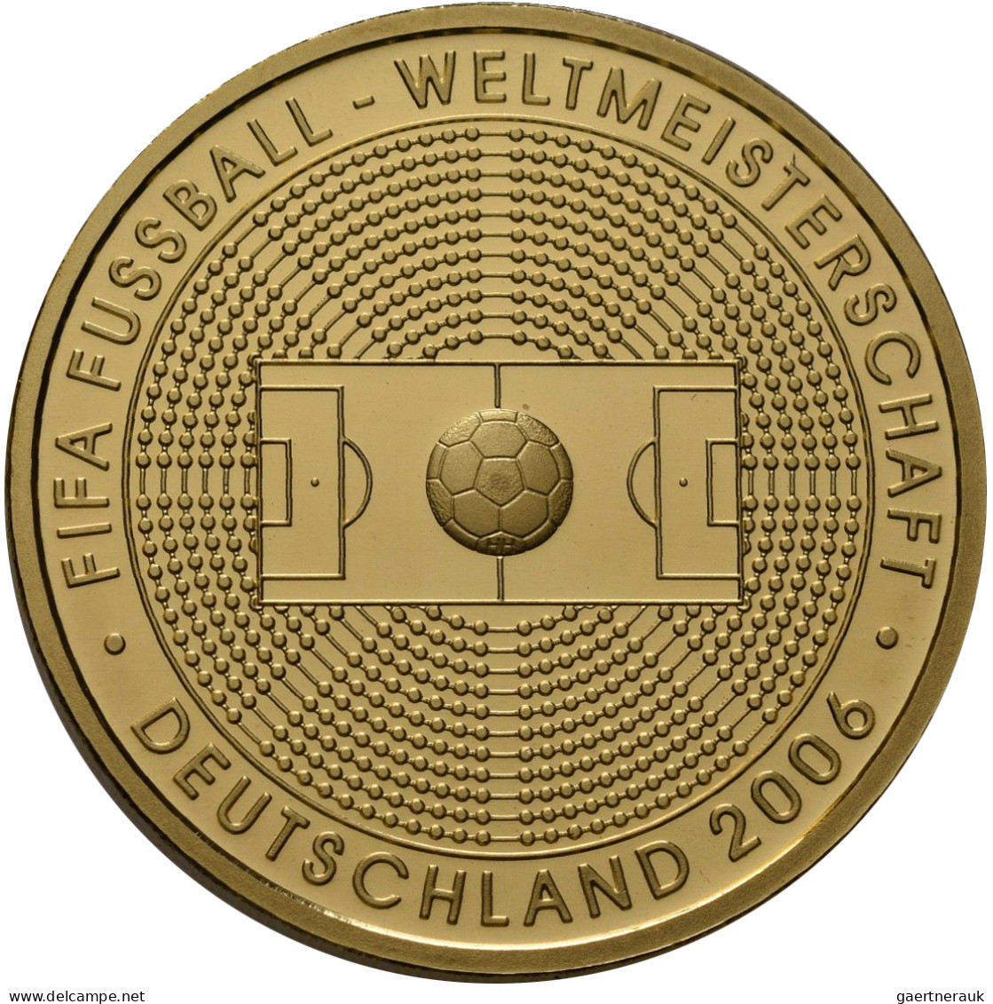 Deutschland - Anlagegold: 100 Euro 2005 Fußball WM 2006 In Deutschland (A), In O - Germany