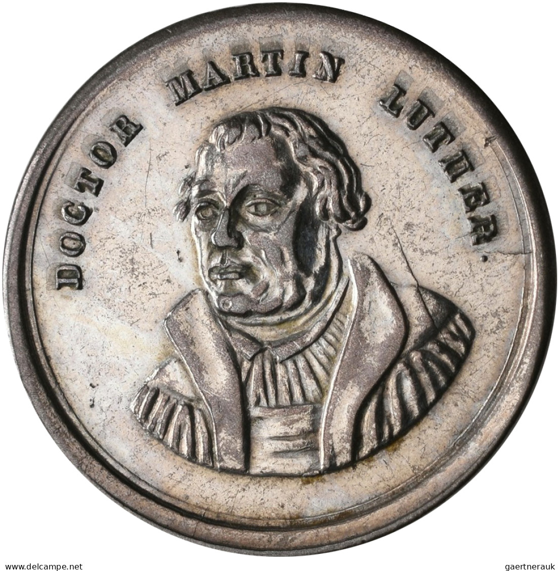 Medaillen - Religion: Luther, Martin 1483-1546: Kleine Medaille 1817 (5,22g, 25m - Ohne Zuordnung