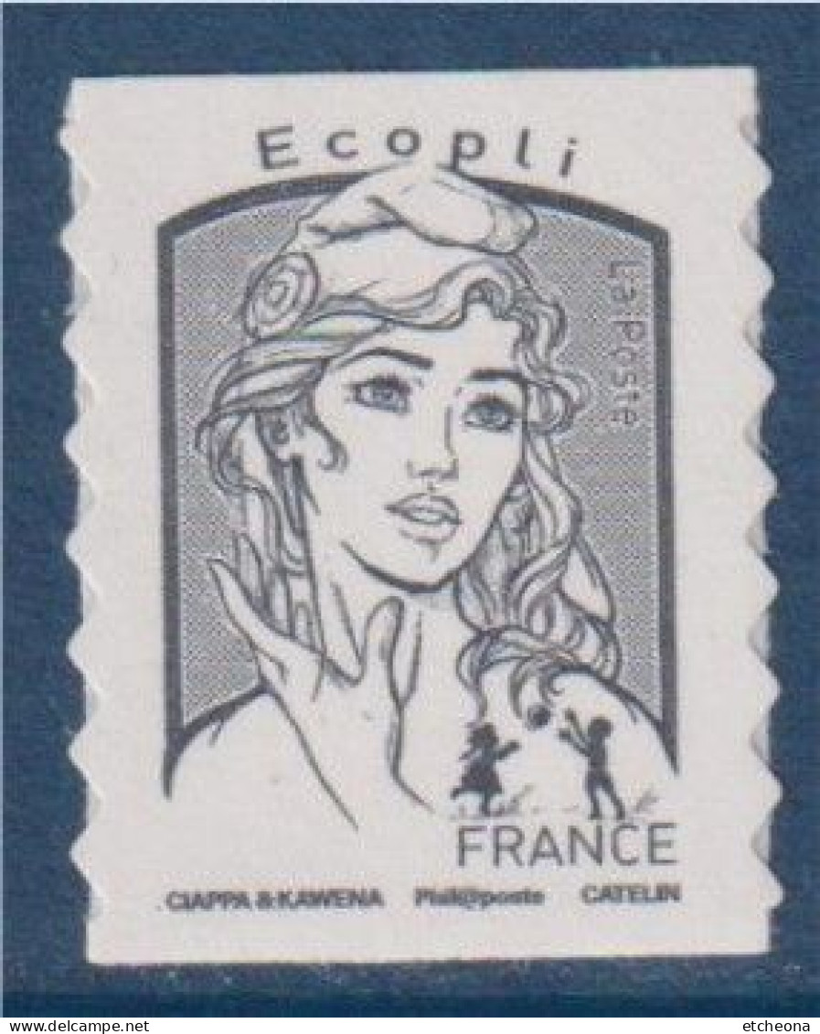 Marianne Et La Jeunesse 2016 Lettre Ecopli N°1215A Adhésif Neuf De Feuille Ciappa Kawena - 2013-2018 Marianne Of Ciappa-Kawena