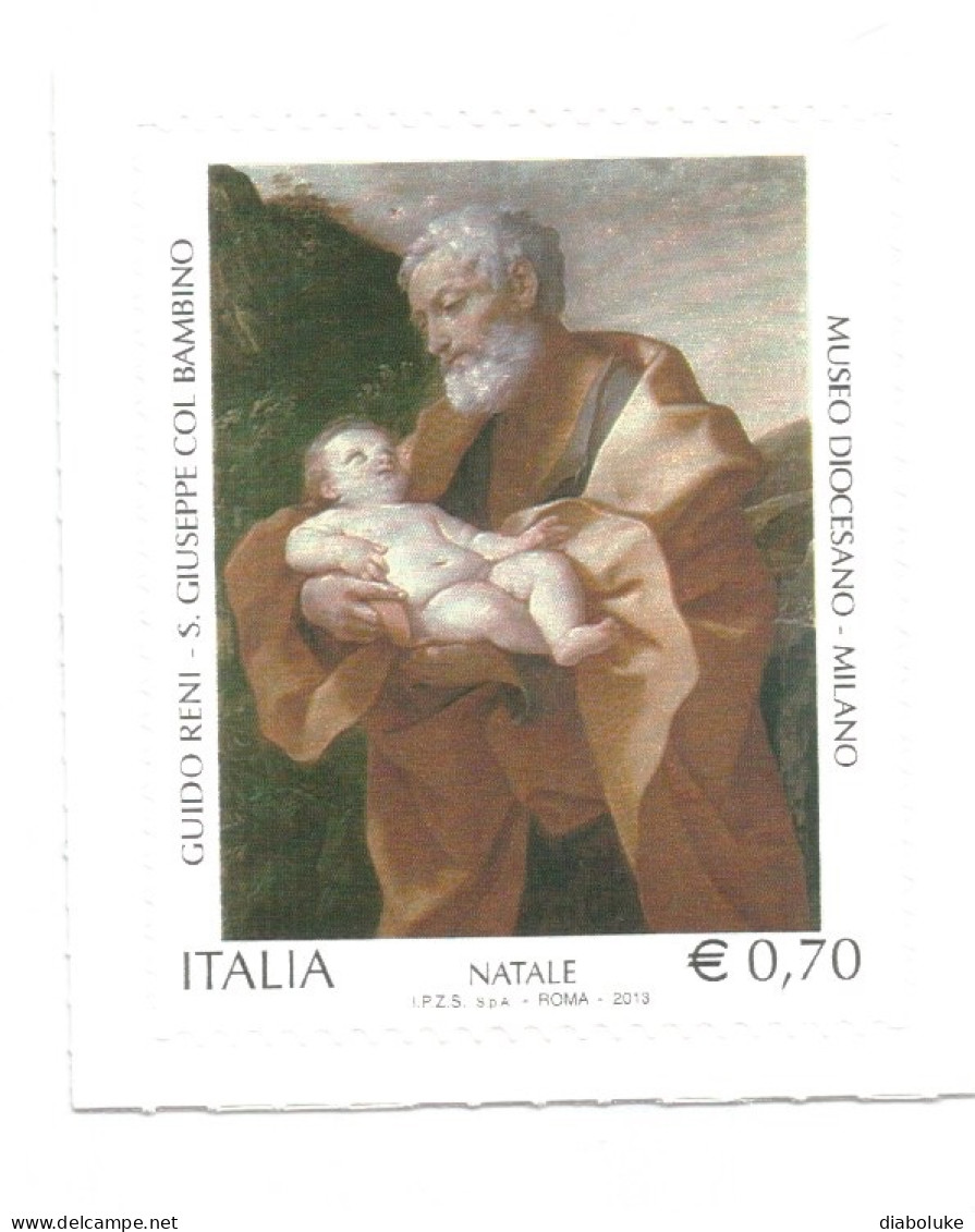 (REPUBBLICA ITALIANA) 2013, NATALE LAICO - Francobollo Nuovo MNH - 2011-20: Neufs