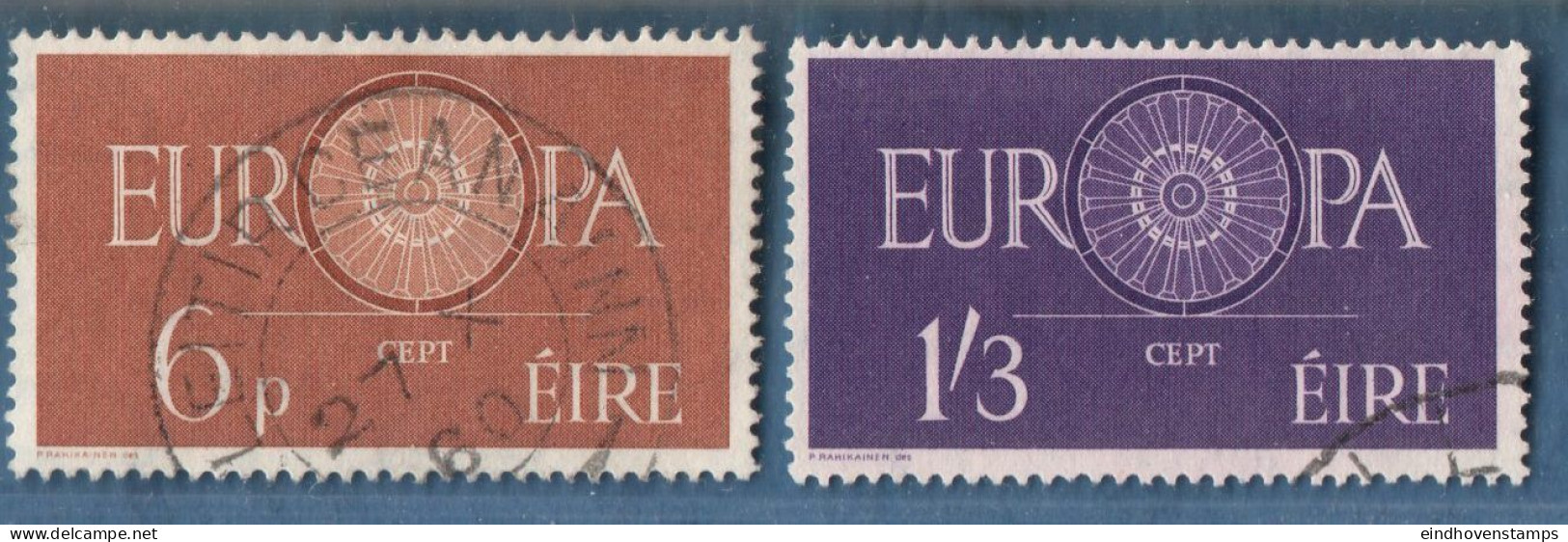 Eire 1960 Cept 2 Values Cancelled, Ireland - 1960