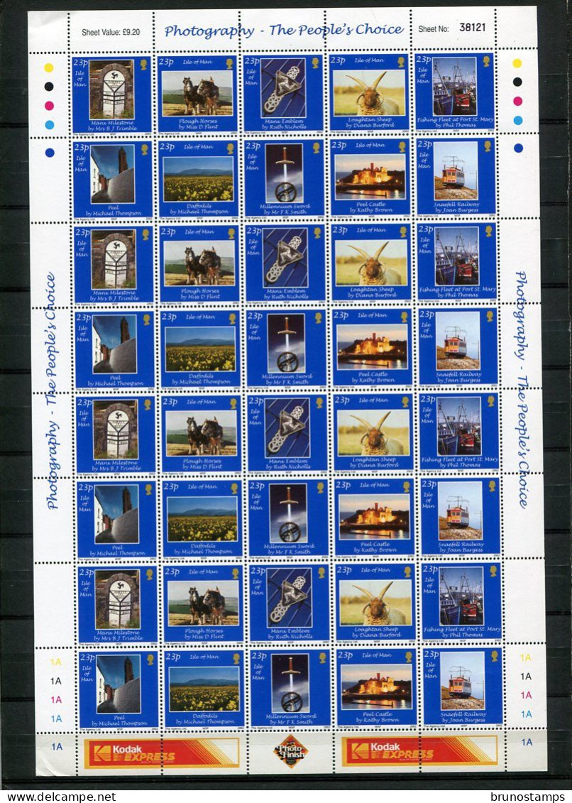 ISLE OF MAN - 2002  PHOTOGRAPHY  2nd  SET  SHEETLET  MINT NH - Man (Insel)