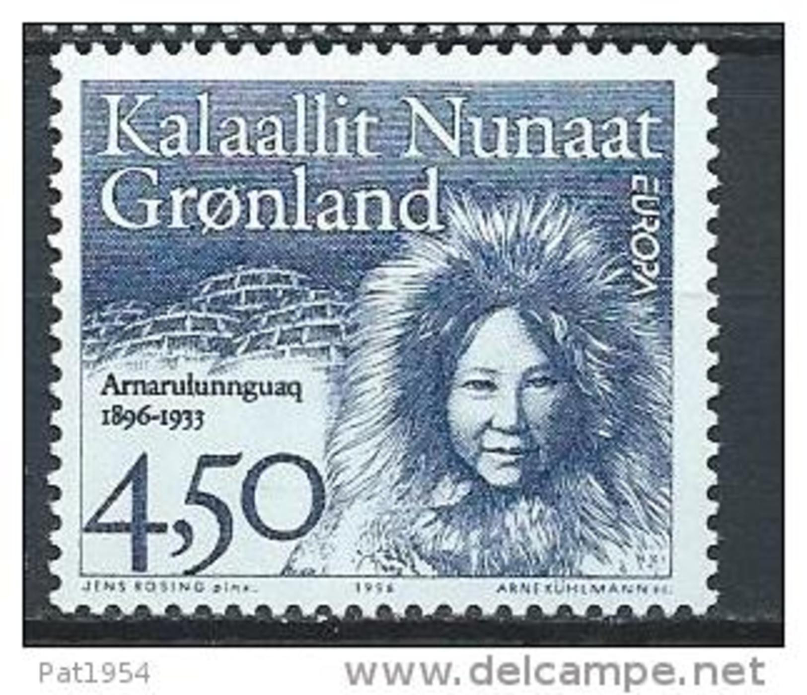 Groënland 1996, N°274 Neuf Europa Femmes Célèbres - Unused Stamps