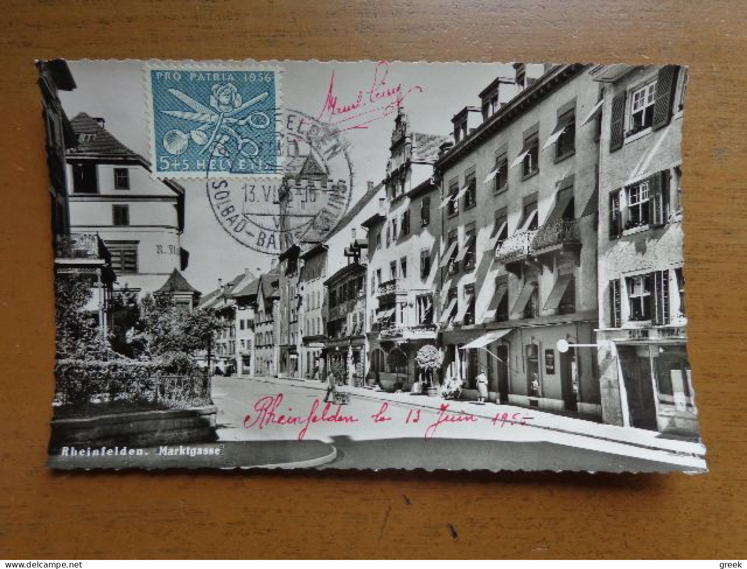 Suisse, Zwitserland / Rheinfelden, Marktgasse -> Written - Rheinfelden