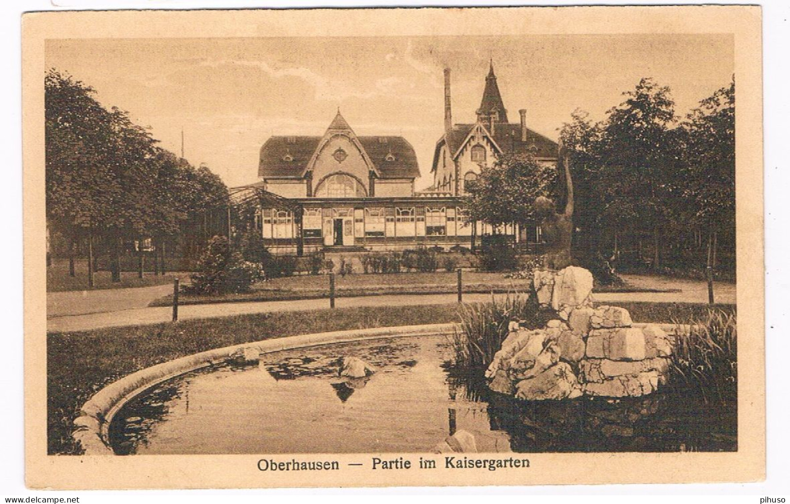 D-17041  OBERHAUSEN : Partie Im Kaisergarten - Oberhausen
