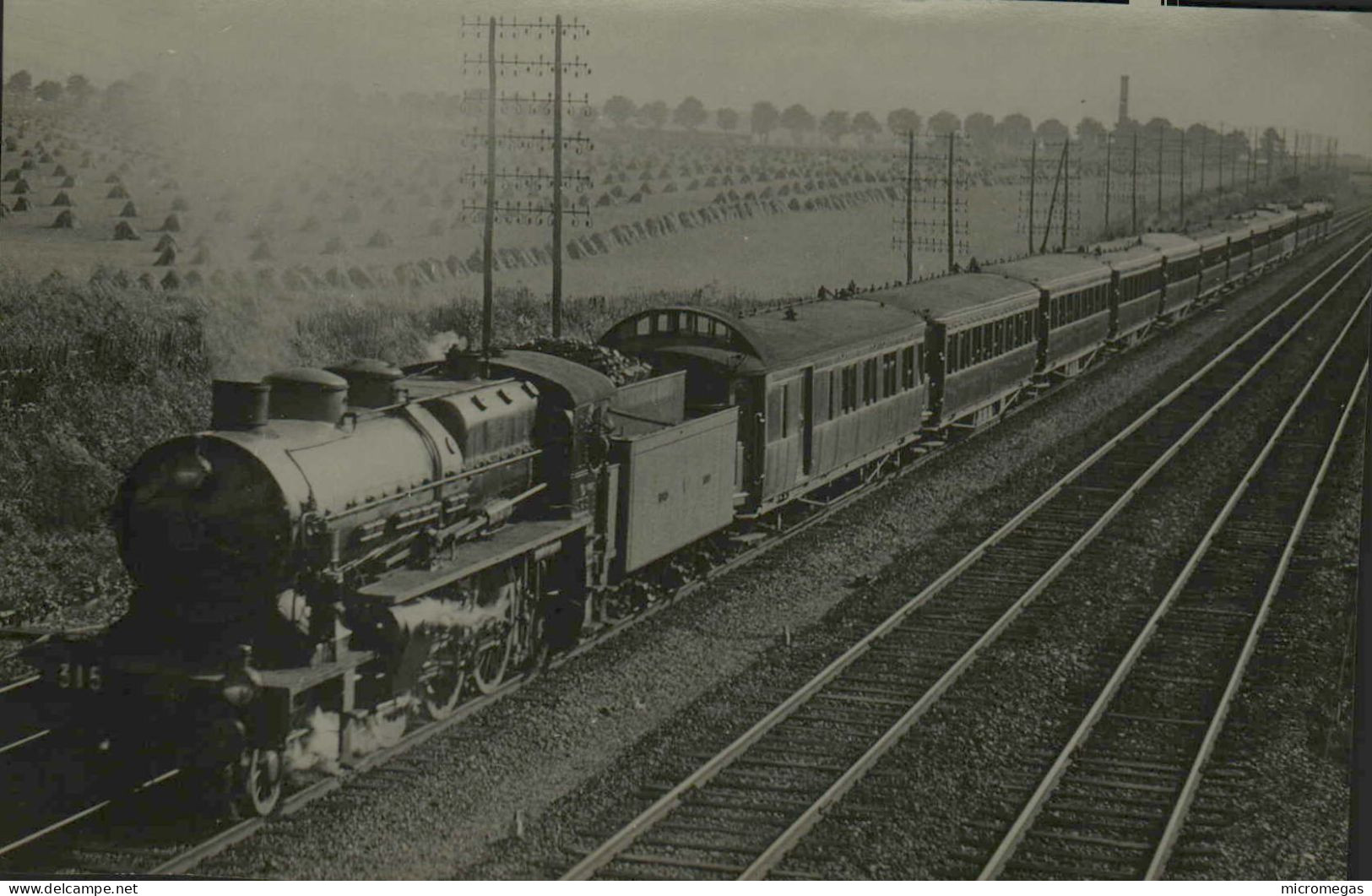 Reproduction - Rapide Paris-Lille - Train 315, Paris 17h.25 - Treinen