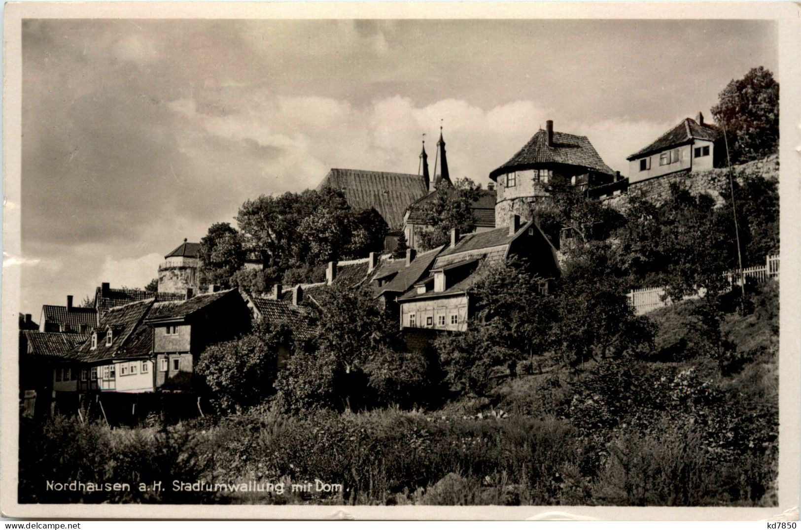 Nordhausen - Stadtumwallung Mit Dom - Nordhausen