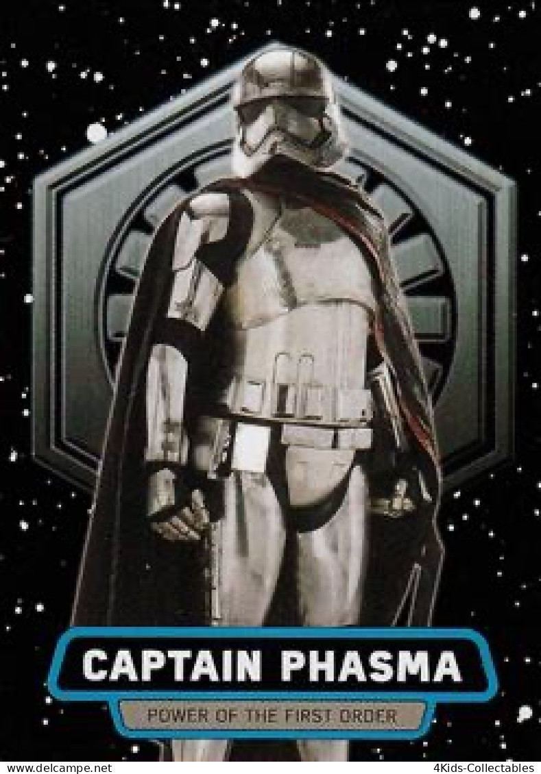 2015 Topps STAR WARS Journey To The Force Awakens "Power Of The First Order" FO-2 Captain Phasma - Star Wars