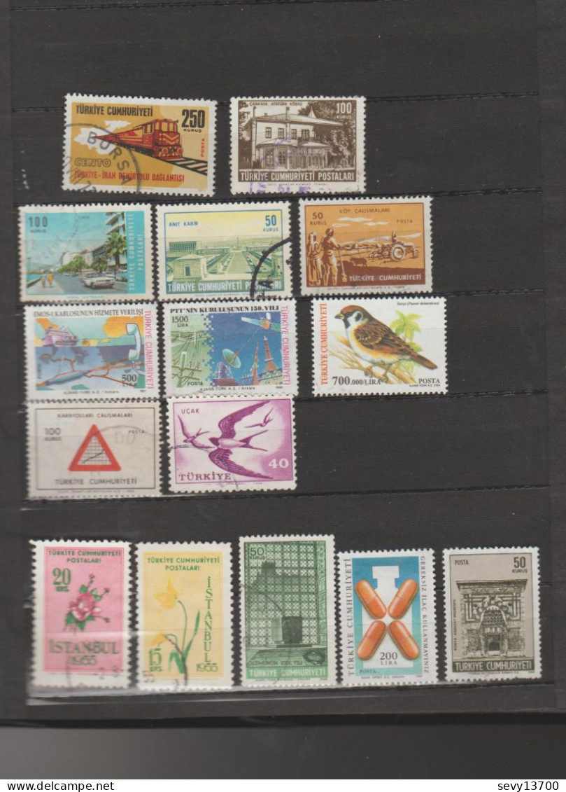 Turquie Lot 30 Timbres - Collections, Lots & Series