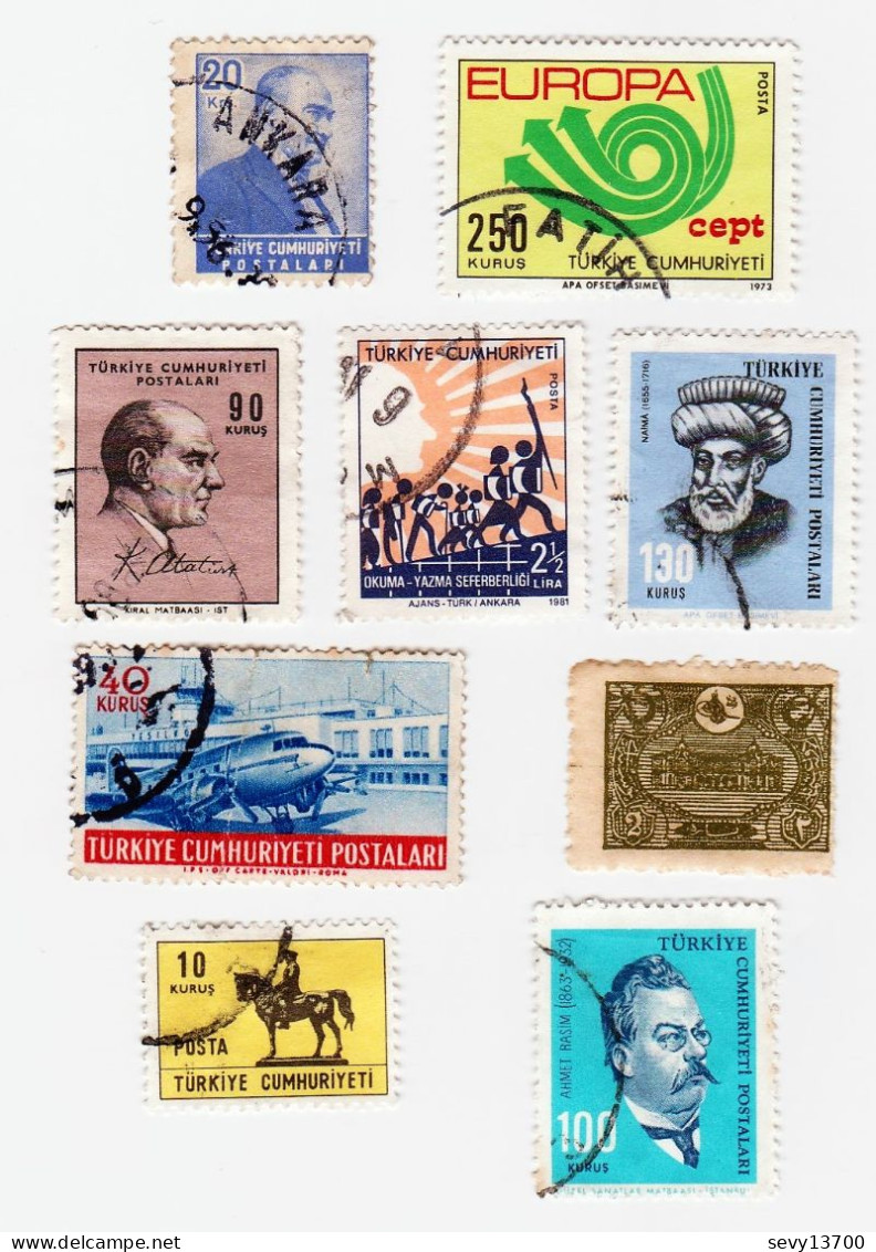 Turquie Lot 30 Timbres - Collections, Lots & Series