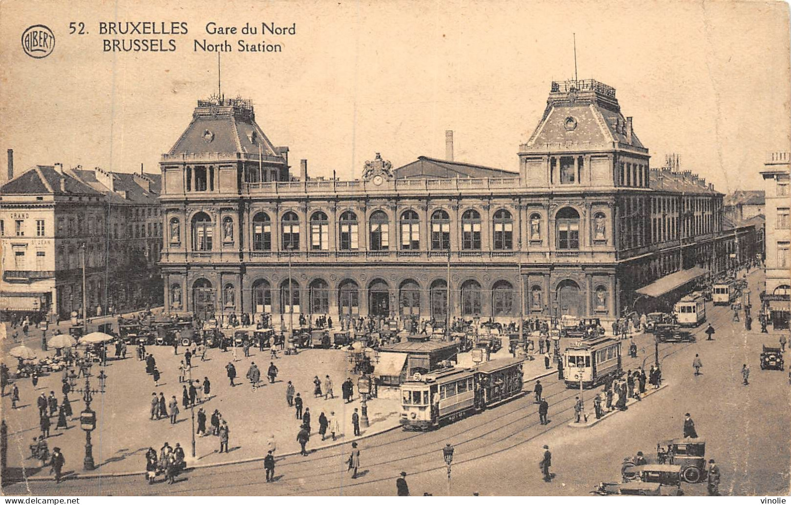 24-5087 : BRUXELLES. GARE DU NORD - Spoorwegen, Stations