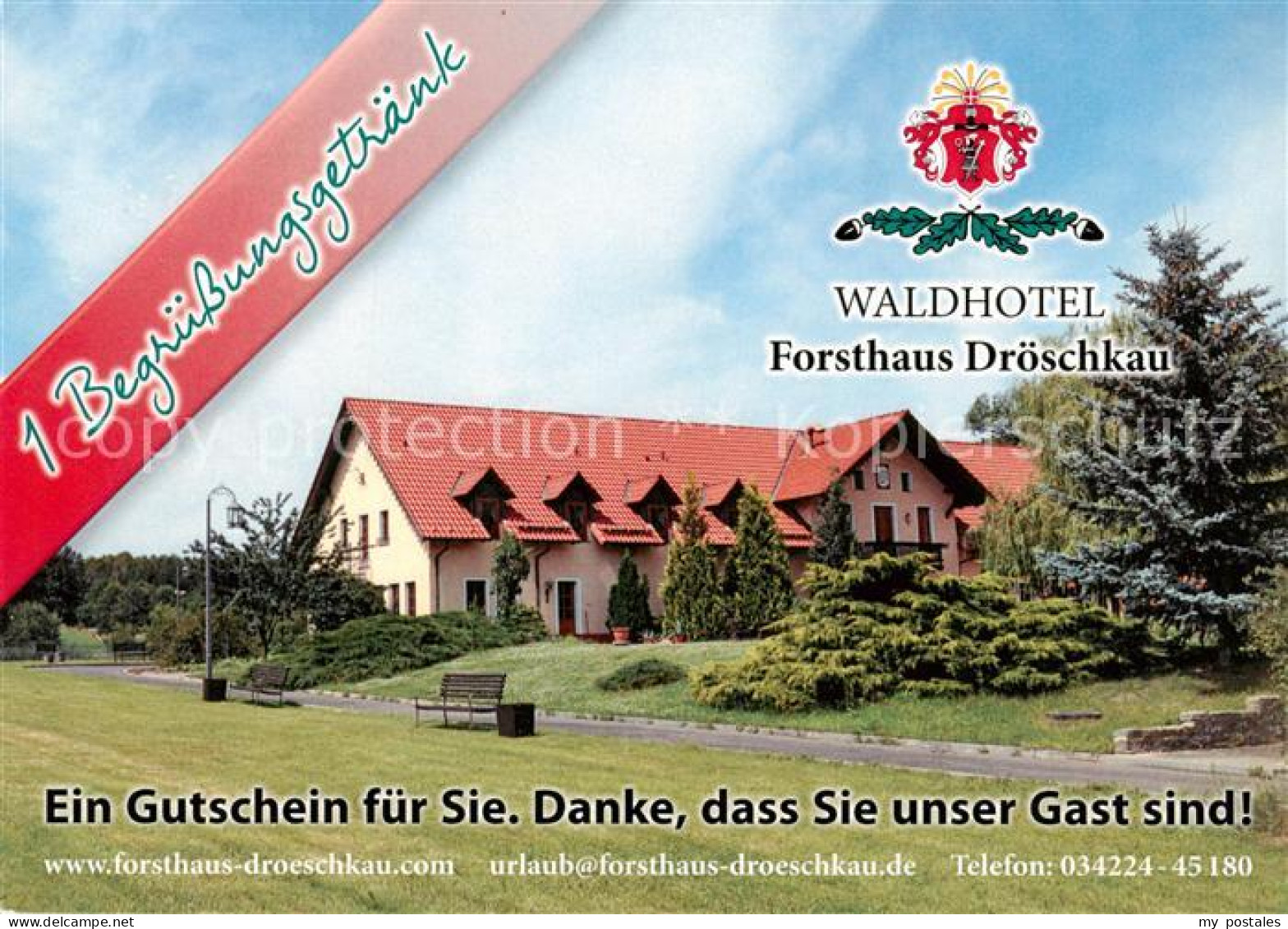 73859797 Belgern Elbe Waldhotel Forsthaus Droeschkau Belgern Elbe - Belgern