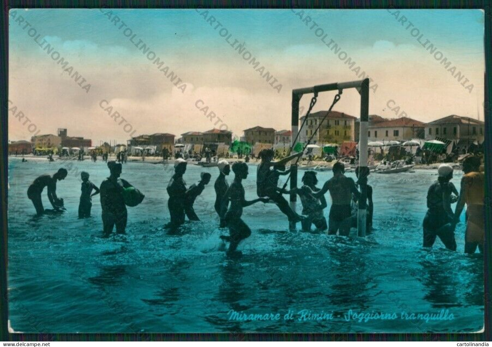 Rimini Miramare Di Foto FG Cartolina KB1396 - Rimini