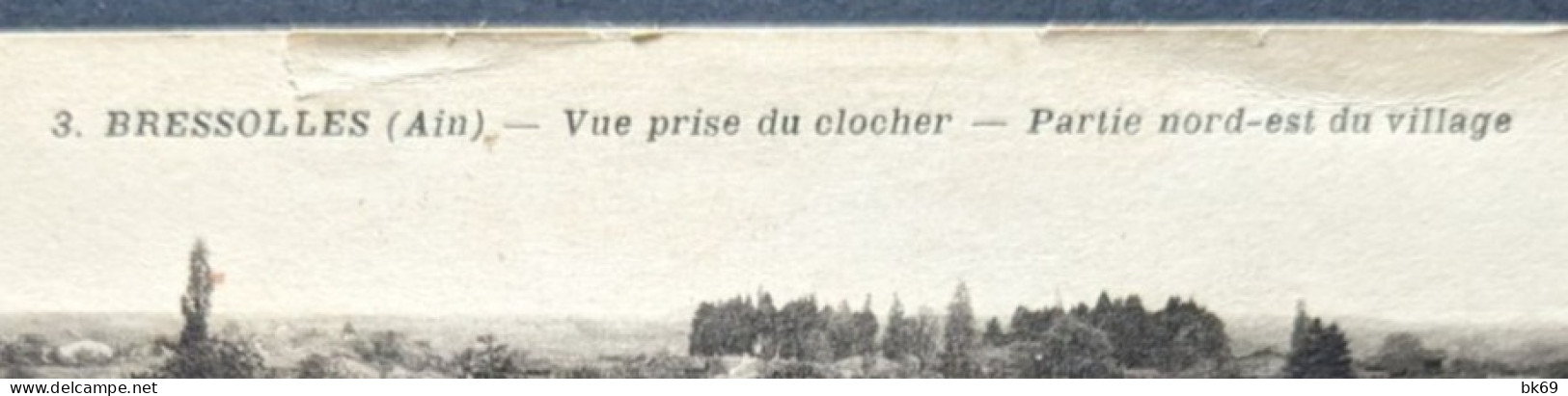 11e Régiment étranger D'infanterie  Cachet Militaire Sur CP En FM - Bressolles Vue Prise Du Clocher - Sonstige & Ohne Zuordnung