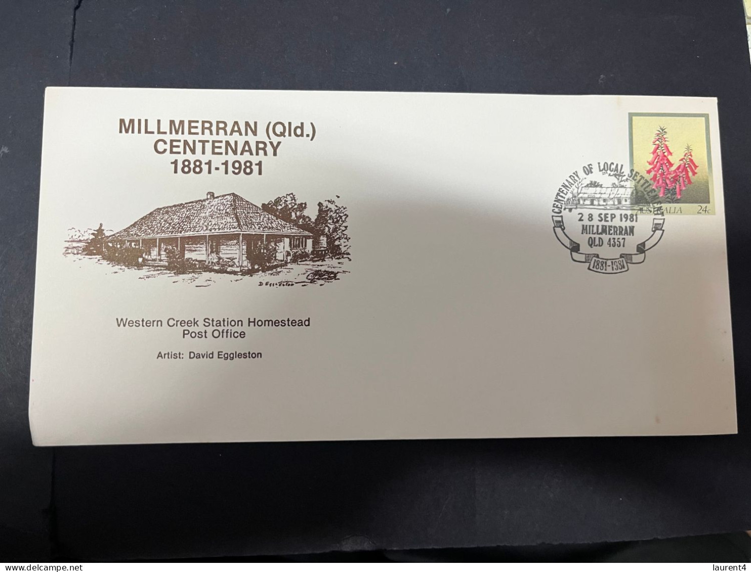 26-4-2024 (3 Z 9) Australia FDC - 1981 - Millmerran (QLD) Centenary (2 Different) - FDC