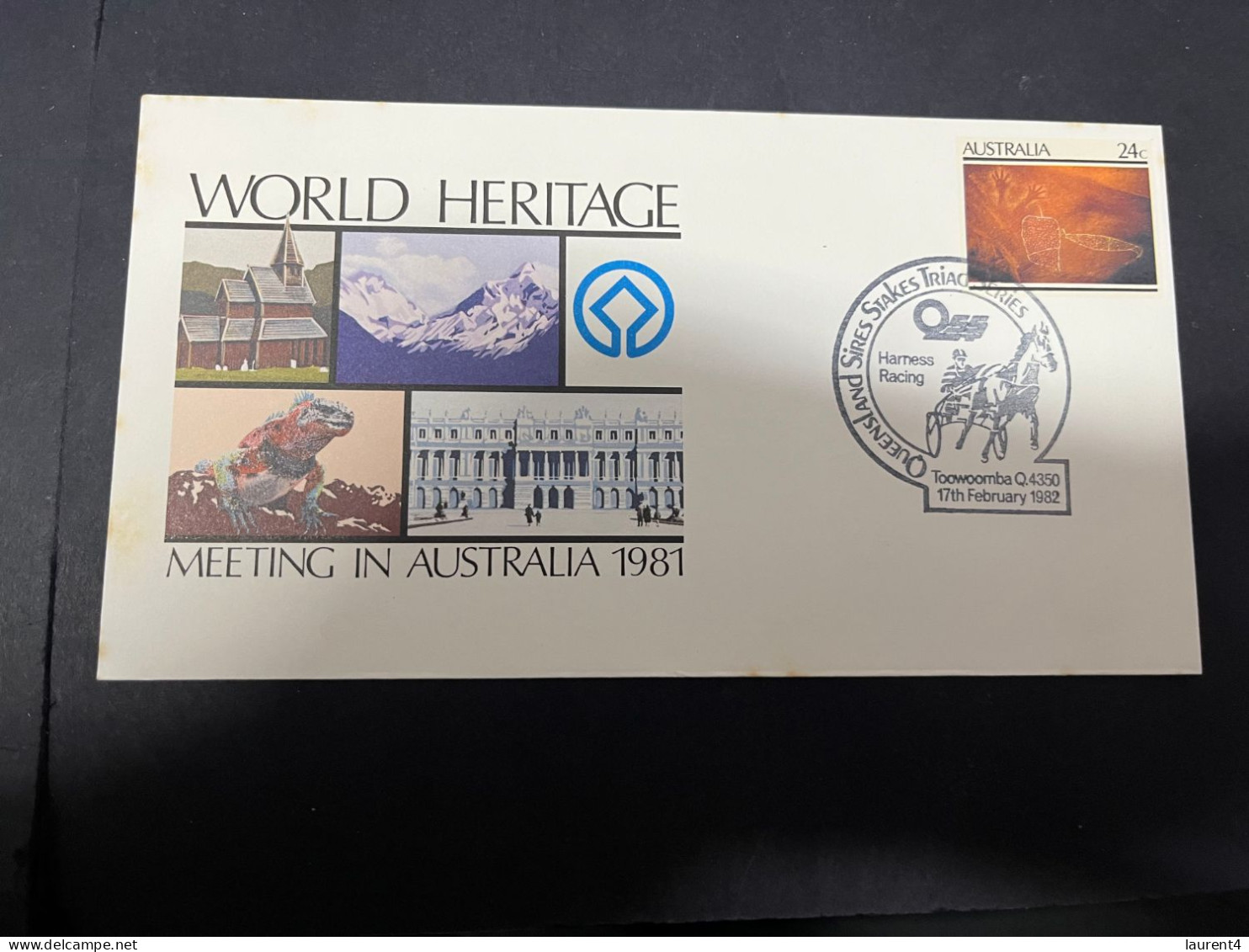 26-4-2024 (3 Z 9) Australia FDC - 1982 - QLD Horse Racing In Toowoomba (special P/m) - Premiers Jours (FDC)