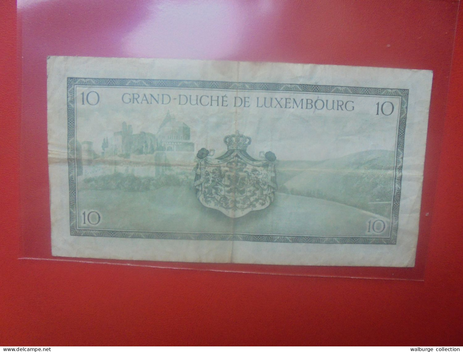 LUXEMBOURG 10 FRANCS ND 1954 Circuler (B.33) - Luxembourg