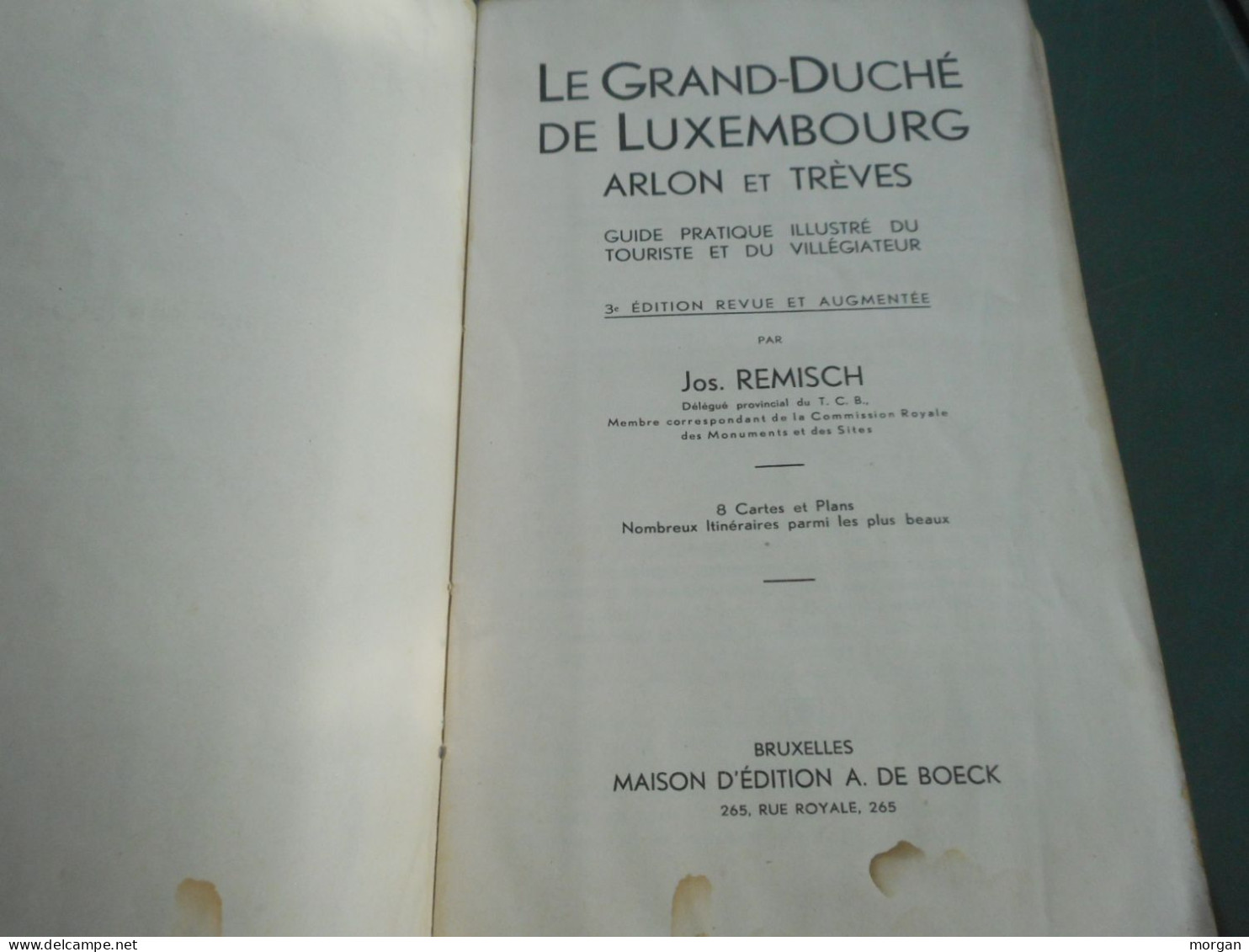 ANCIEN GUIDE DU GRAND DUCHE DU LUXEMBOURG, CARTES PLANS, ILLUSTRATIONS - Non Classés