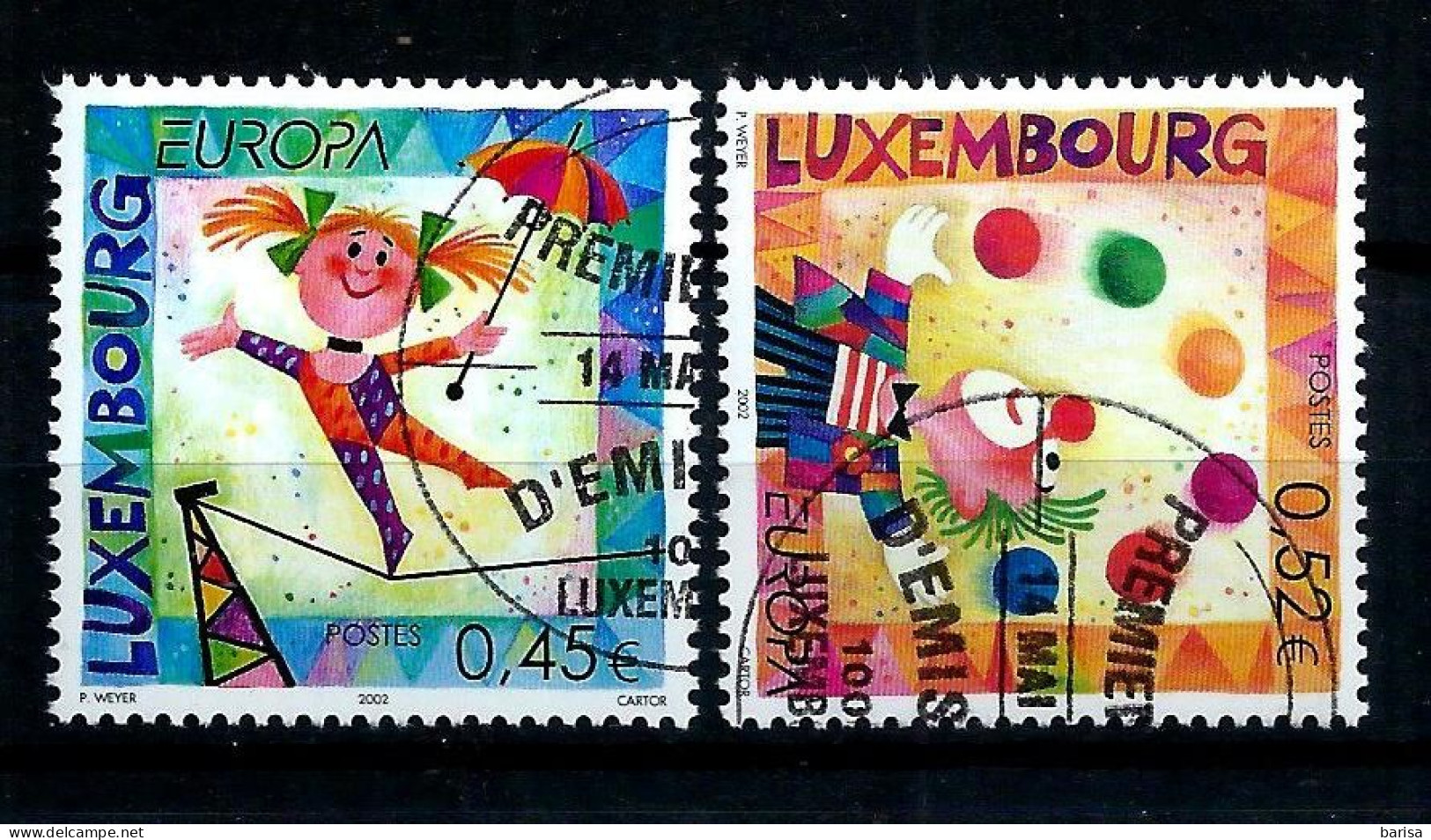 Luxemburg 2002: Europa; Circus (o) - 2002