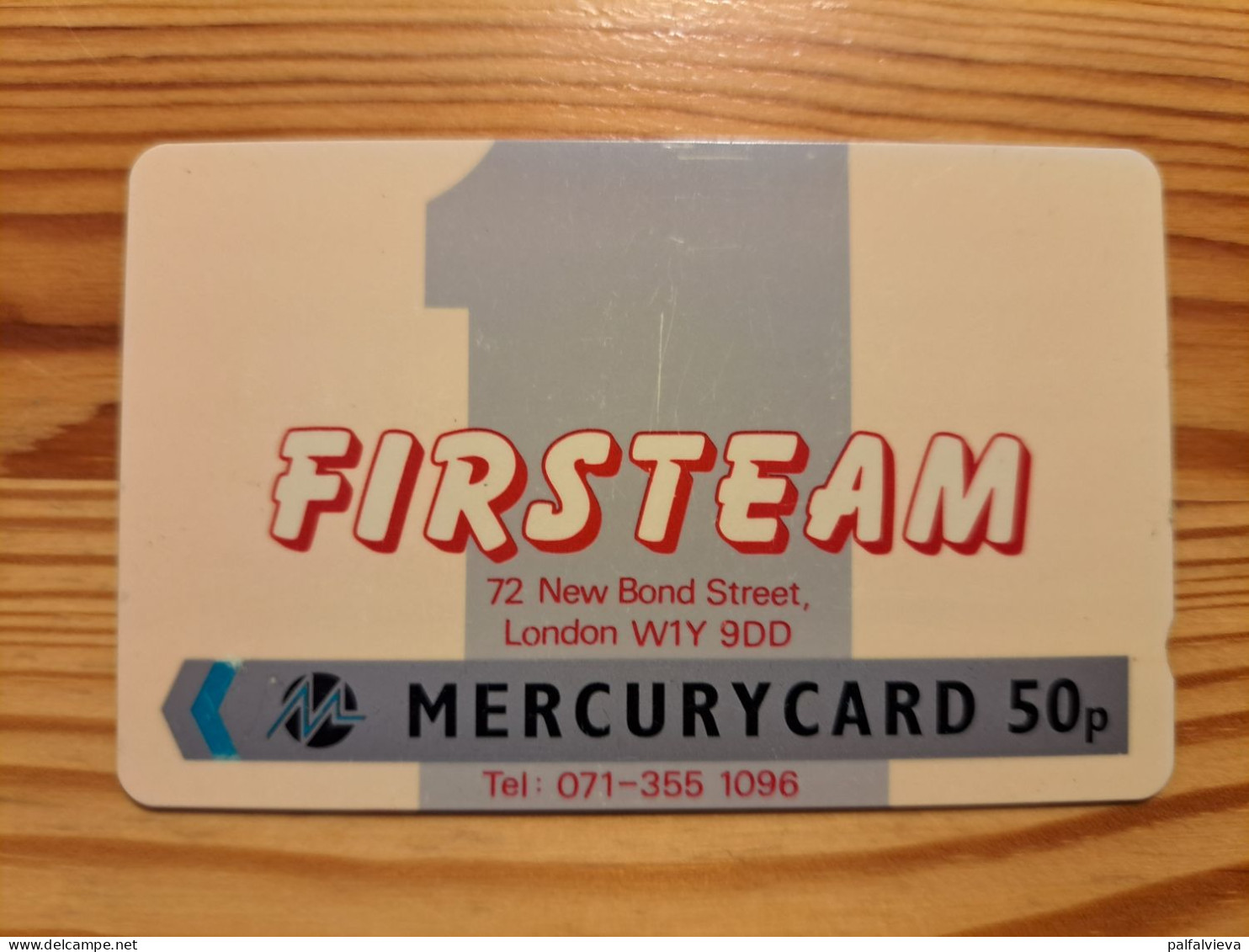 Phonecard United Kingdom, Mercury 20MERA - Firsteam - Mercury Communications & Paytelco