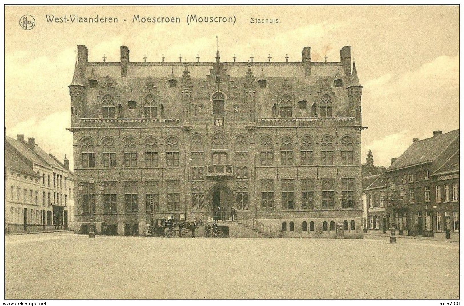 Mouscron - Moeskroen. Stadhuis. - Moeskroen