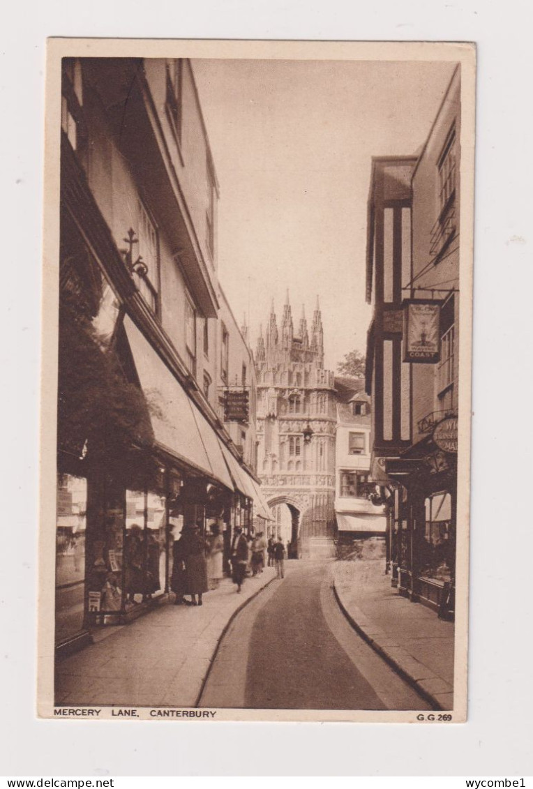 ENGLAND -  Canterbury Mercery Lane  Unused Vintage Postcard As Scans - Canterbury