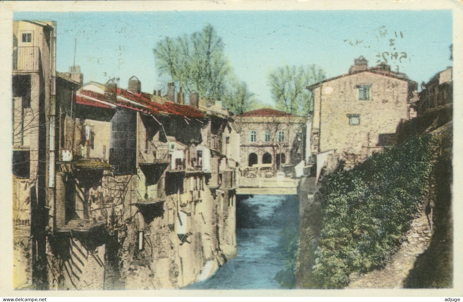 CPA- MAZAMET- Les Vieilles Maisons Sur L'Arnette Et L'Hôtel De Ville - CIM édit. TBE - Mazamet