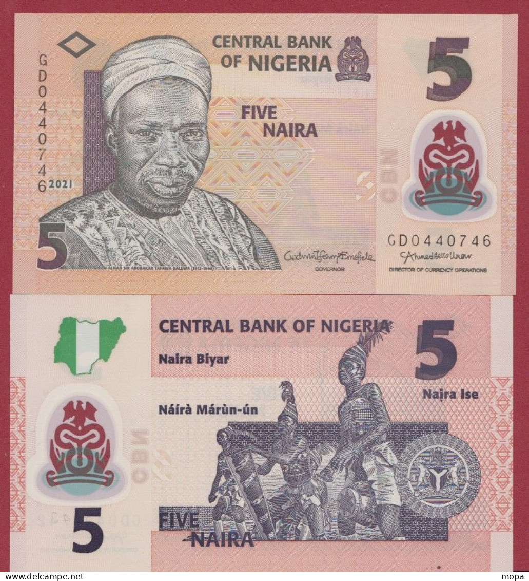 Nigéria- 5 Naira ----2021---UNC---(469) - Nigeria