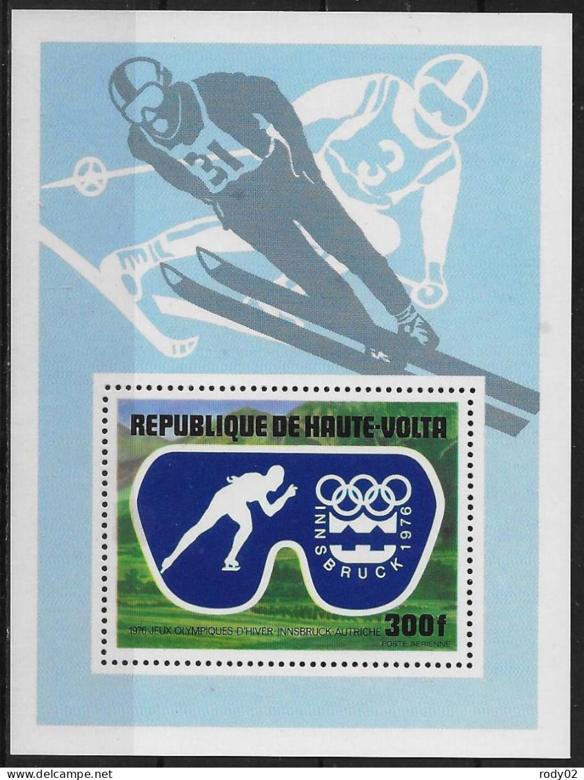 HAUTE-VOLTA - JEUX OLYMPIQUES D'HIVER A INNSBRUCK  - BF 5AK - NEUF** MNH - Winter 1976: Innsbruck