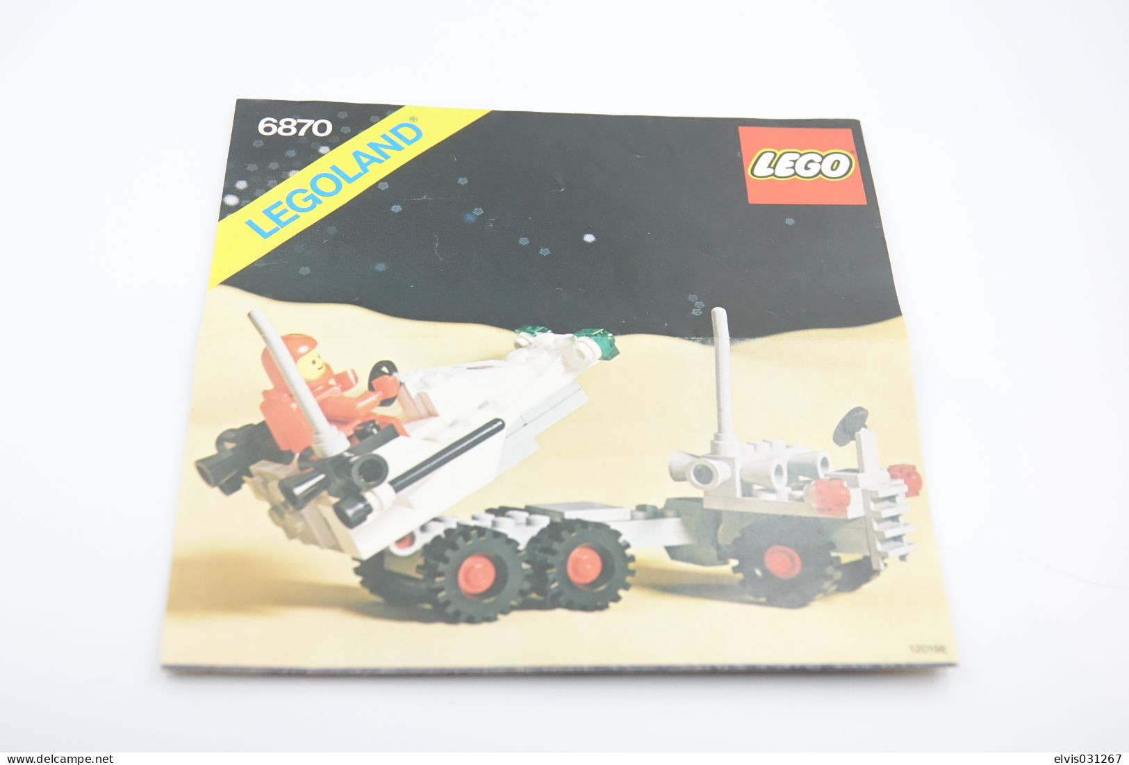 LEGO - 6870  Space Probe Launcher With Instruction Manual - Original Lego 1981 - Vintage - Catalogs