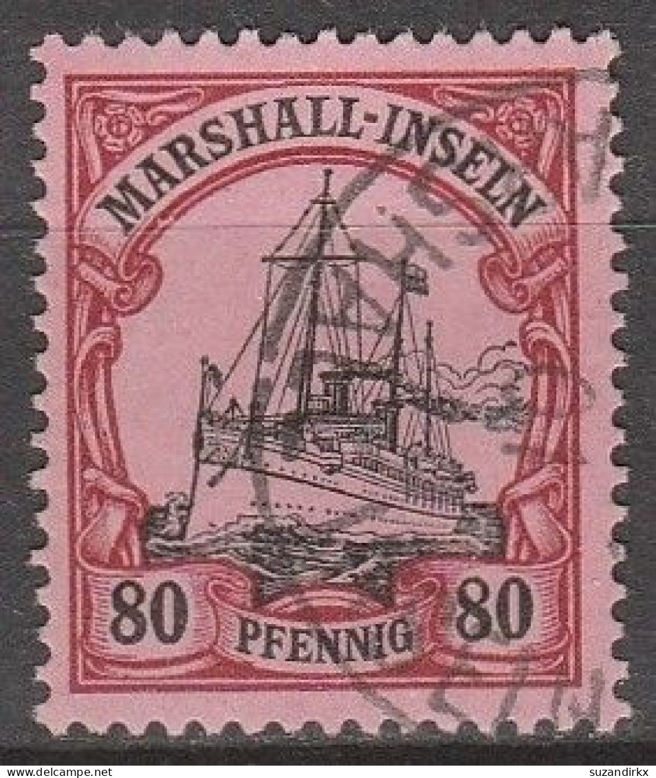 Marshall  Inselen   .    Michel   .   21     .     O     .      Gestempelt - Marshall