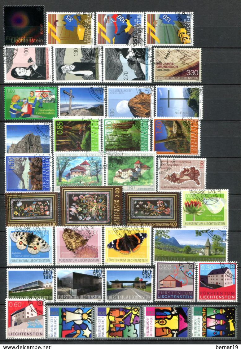 Liechtenstein 1989-2009 completo usado (21 años) ** MNH.