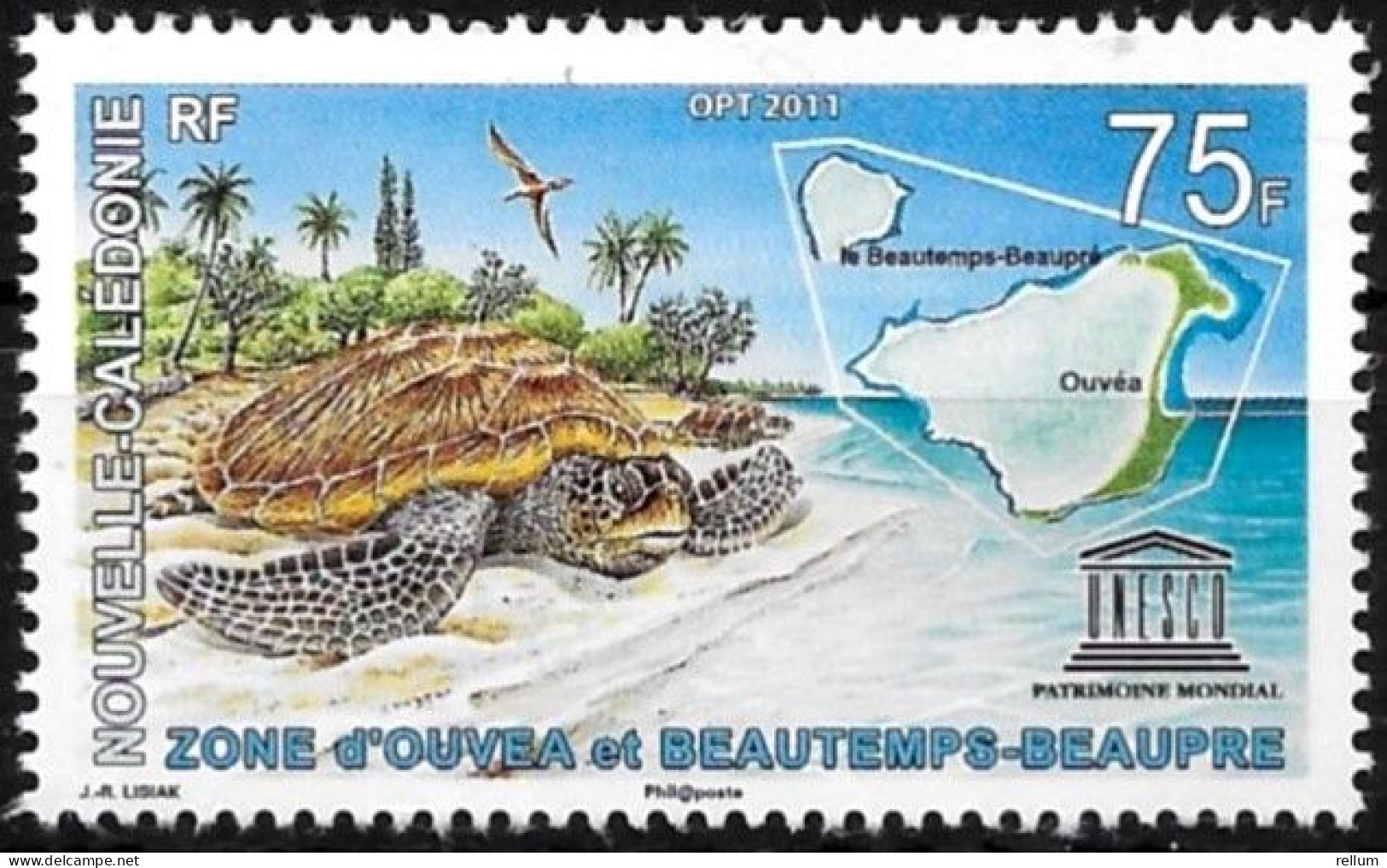 Nouvelle Calédonie 2011 - Yvert Et Tellier Nr. 1129 - Michel Nr. 1558 ** - Unused Stamps