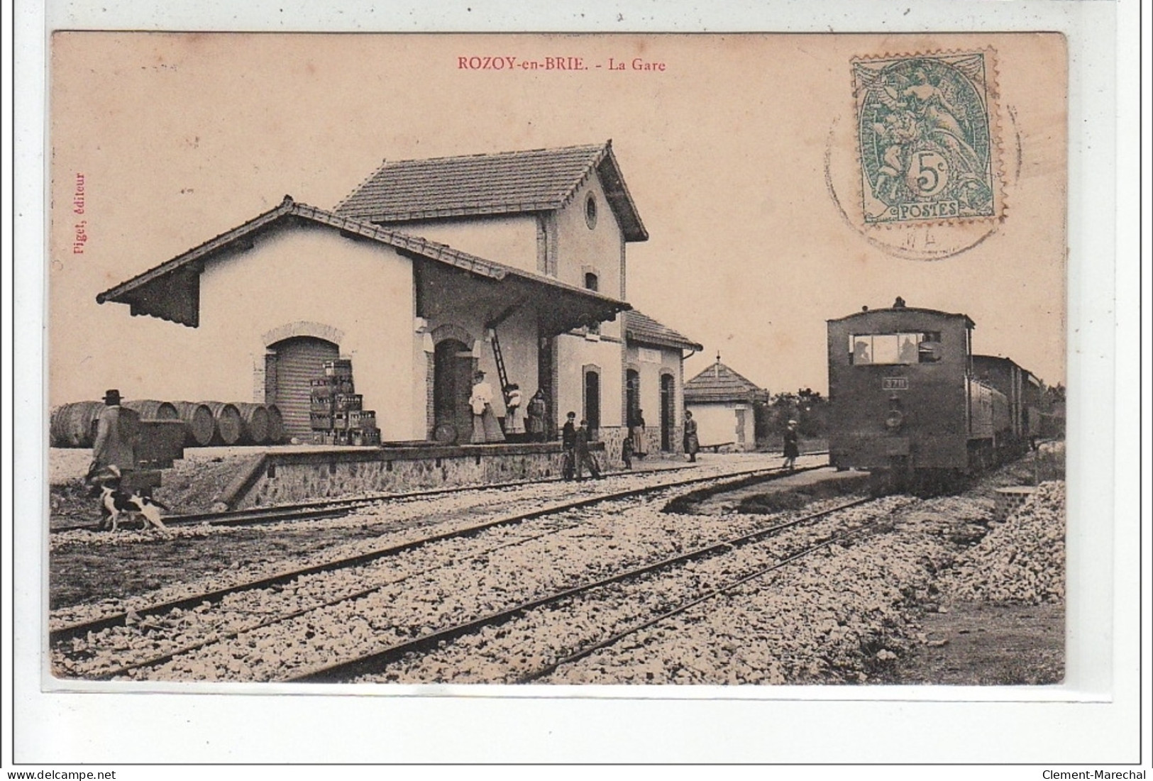 ROZOY EN BRIE - La Gare - Très Bon état - Rozay En Brie