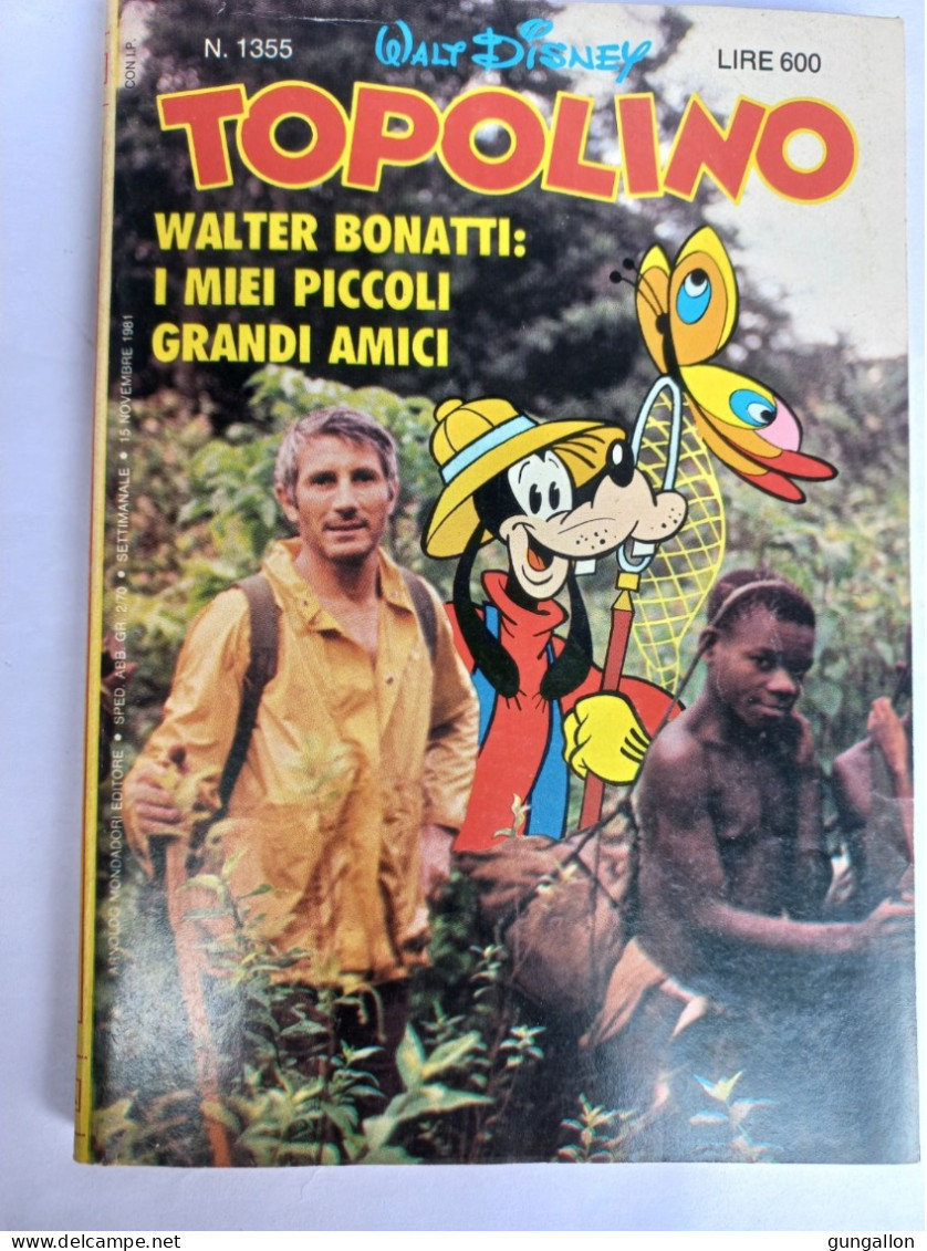 Topolino (Mondadori 1981)  N. 1355 - Disney