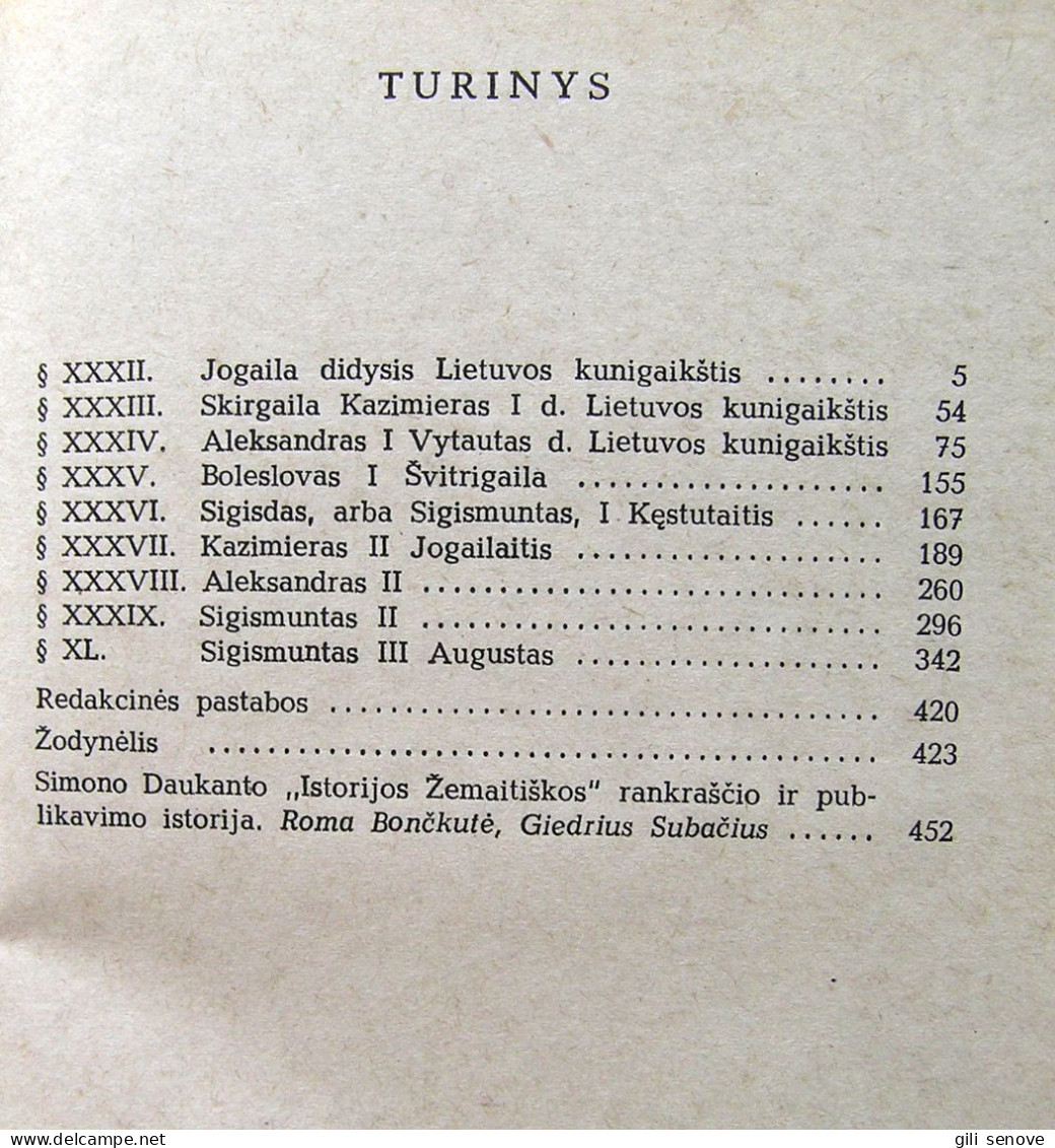 Lithuanian Book / Istorija žemaitiška II Tomas By Daukantas 1995 - Ontwikkeling