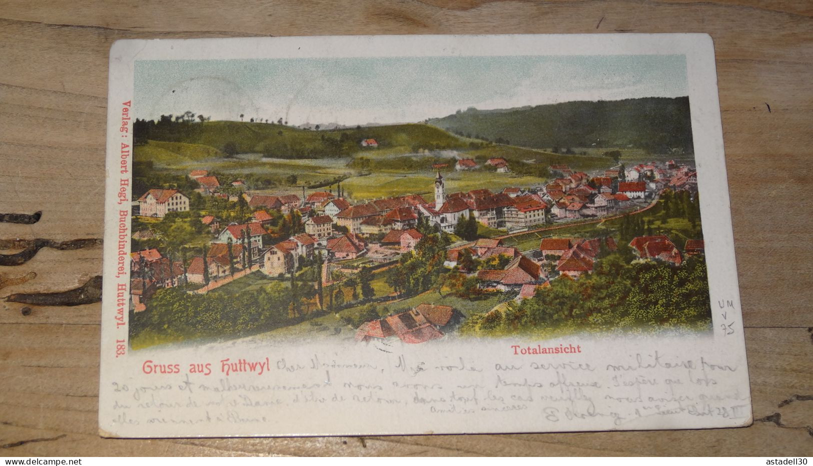 Gruss Aus HUTTWYL, Totalansicht ............ 240424-18781 - Huttwil