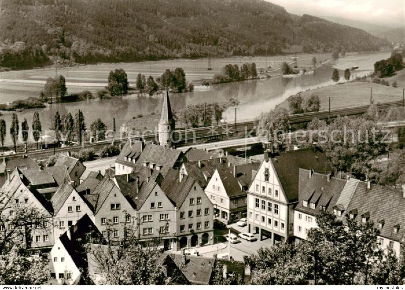 73854539 Gemuenden Main Blick Von Der Scherenburg Gemuenden Main - Gemünden