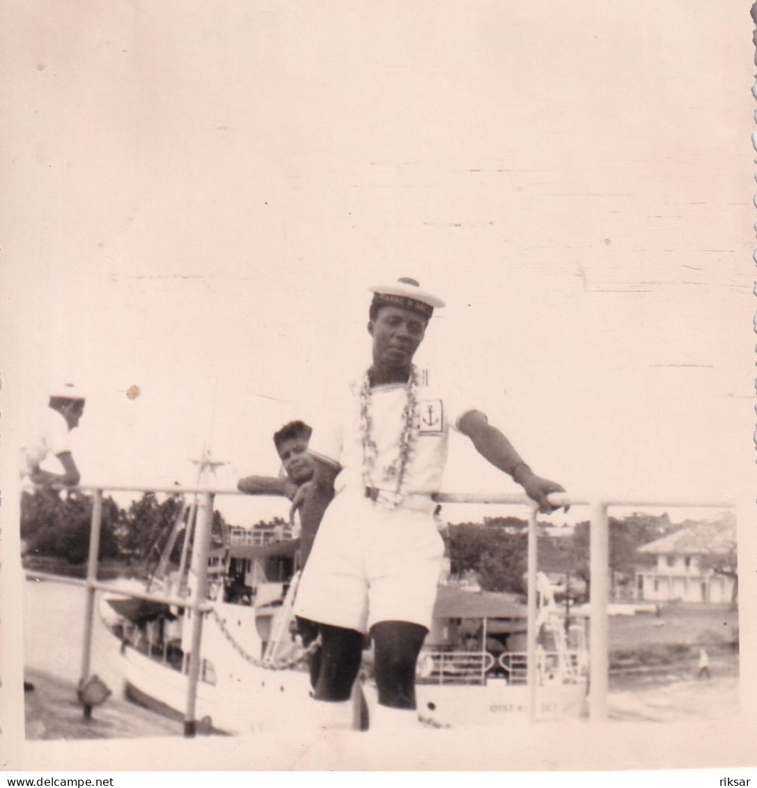 TAHITI(PHOTO) BATEAU DE GUERRE JEANNE D ARC - Oceania