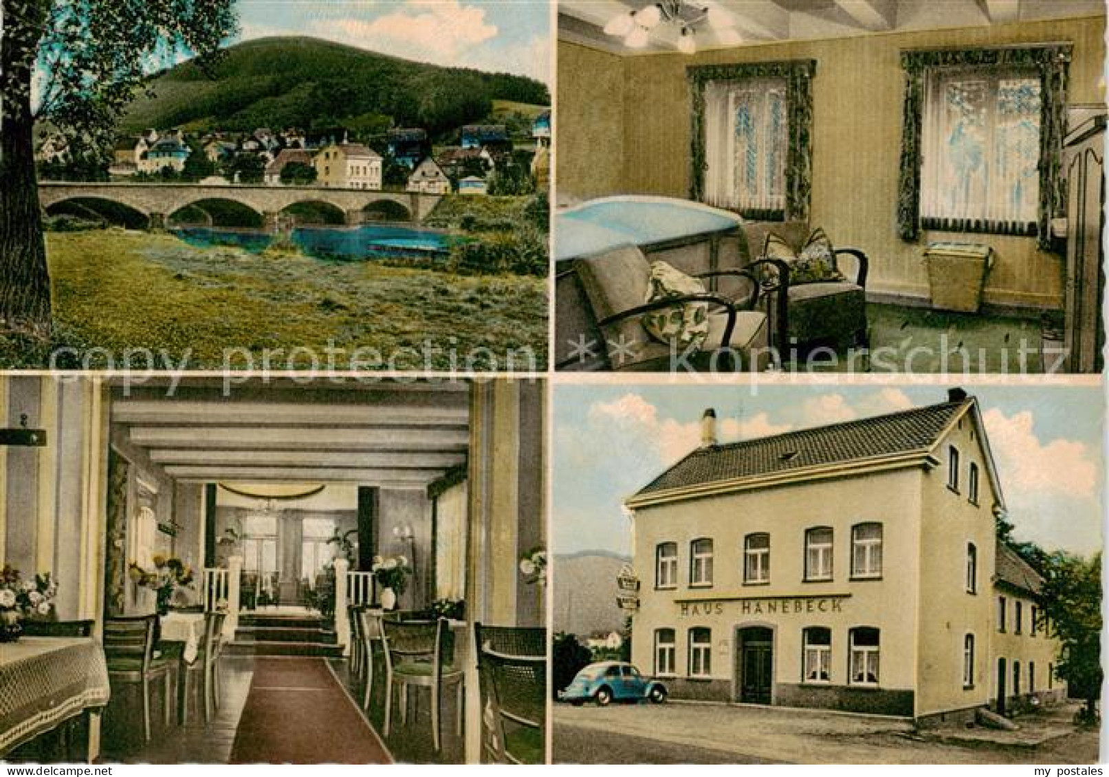 73853508 Plettenberg Gaestehaus Pension Haus Hanebeck Uferpartie Am Fluss Plette - Plettenberg