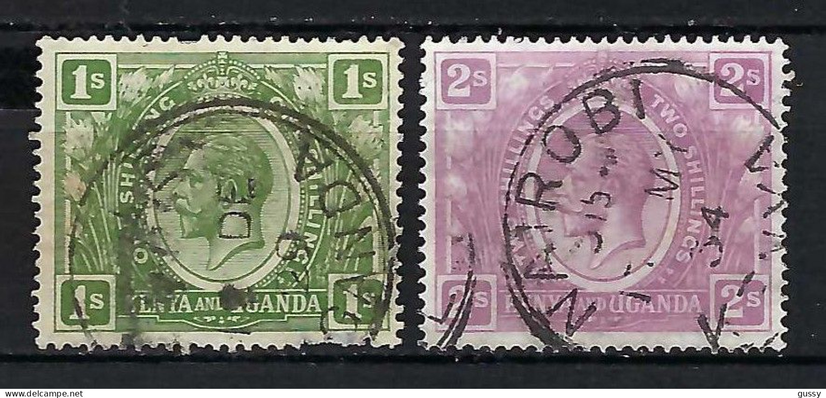 KENYA & OUGANDA Ca.1922-27: Lot D'obl. - Kenya & Uganda