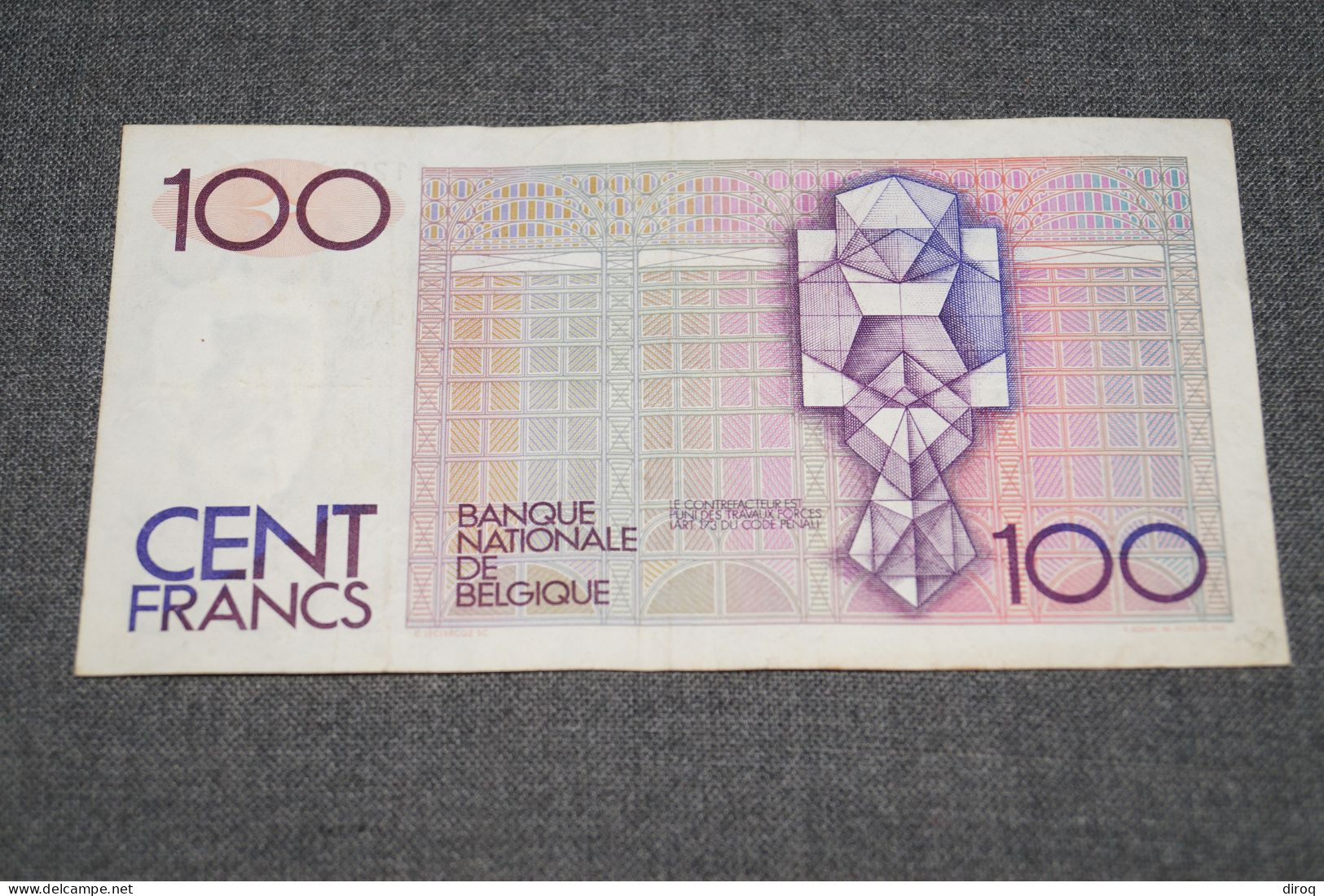 Beau Billet De 100 Francs Belge,voir Photos Pour Collection - Other & Unclassified