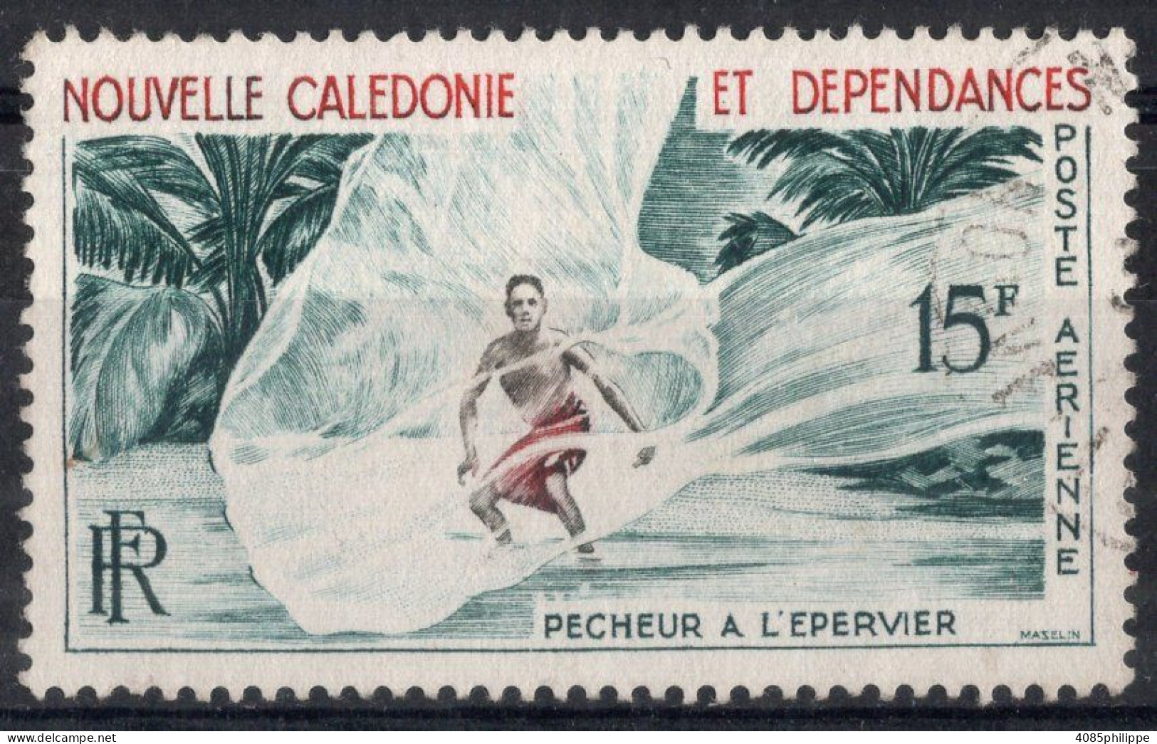 Nvelle CALEDONIE Timbre-Poste Aérienne N°67 Oblitéré Cote 2€75 - Oblitérés